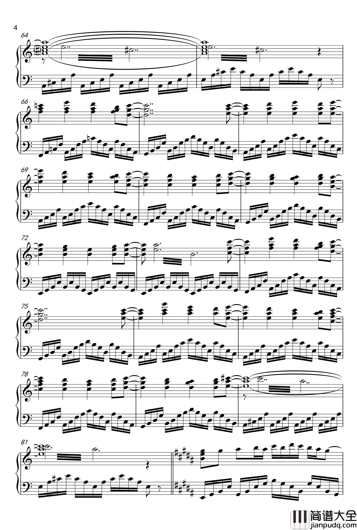 ネクロファンタジア钢琴谱_东方project_触手猴