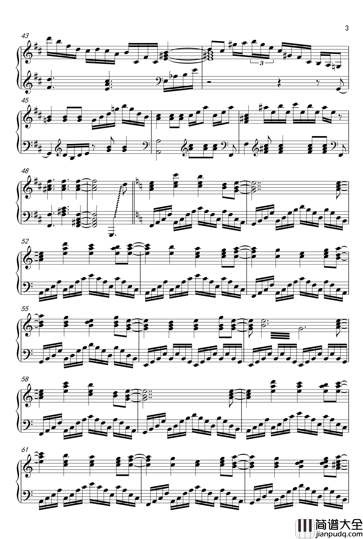 ネクロファンタジア钢琴谱_东方project_触手猴