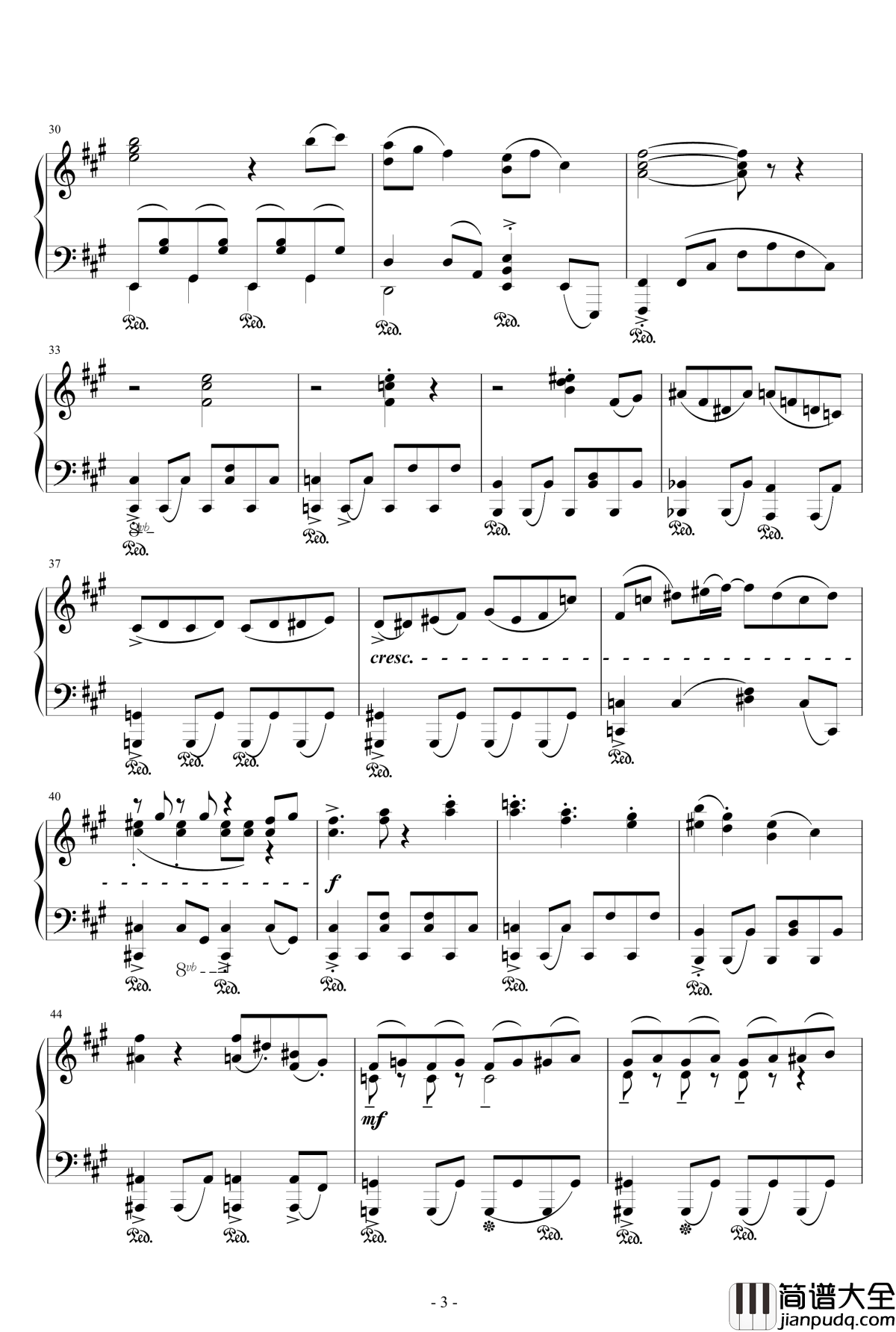 星条旗のピエロ钢琴谱_触手猴