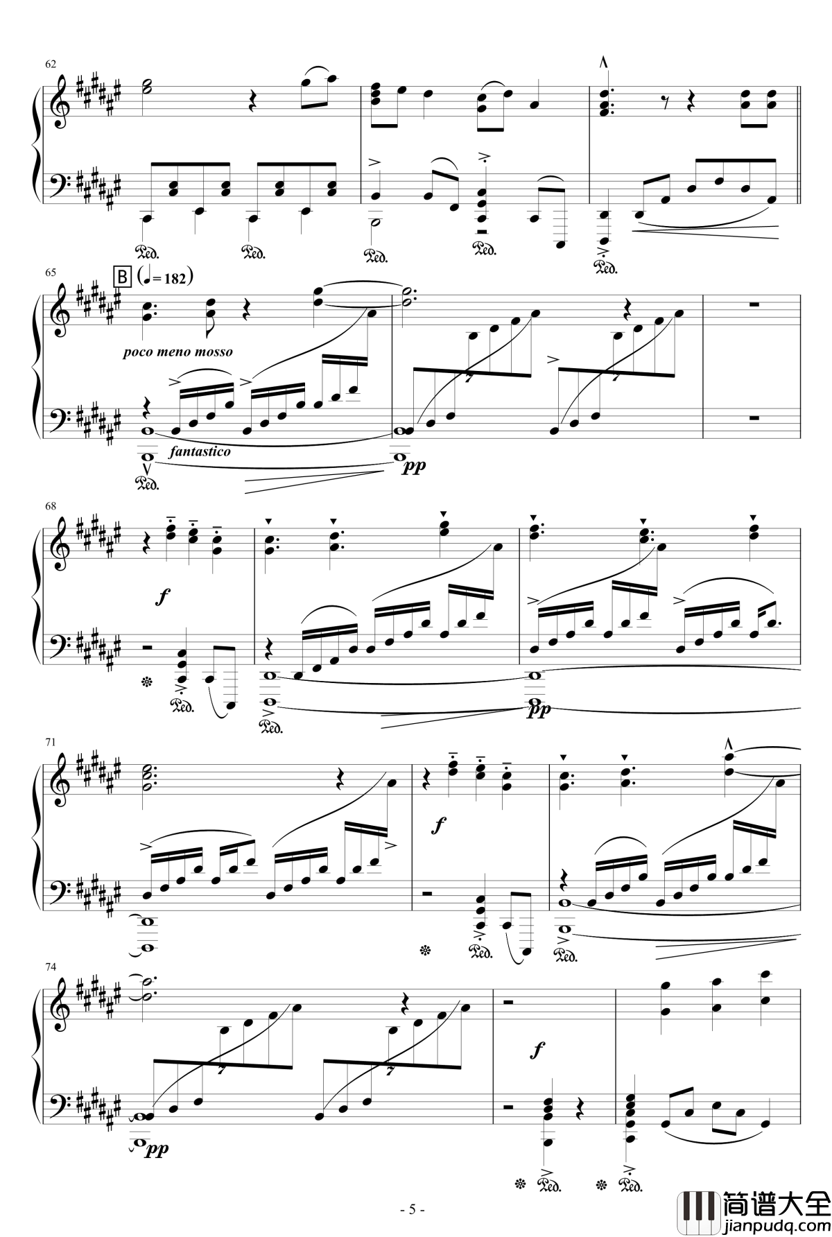 星条旗のピエロ钢琴谱_触手猴