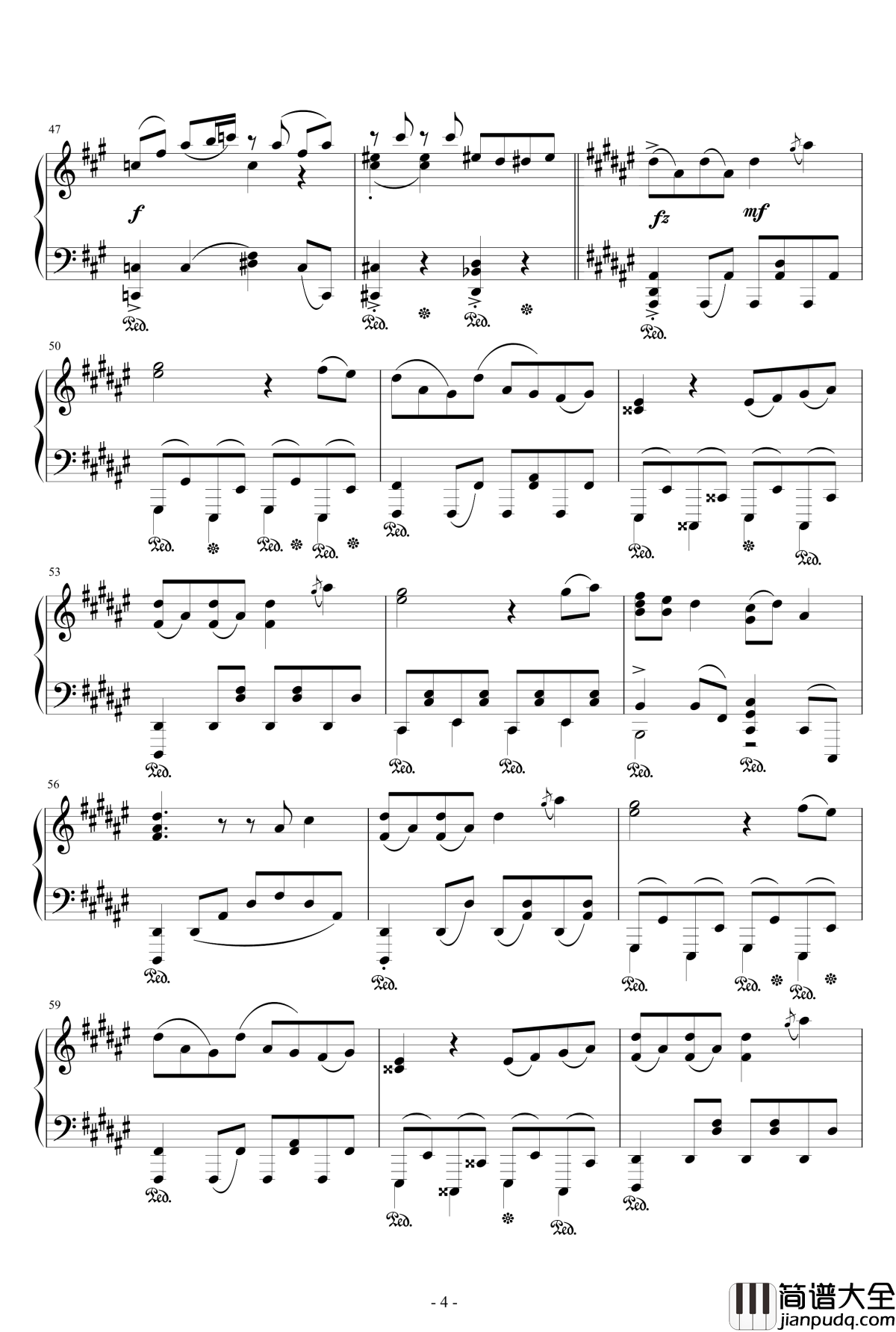 星条旗のピエロ钢琴谱_触手猴