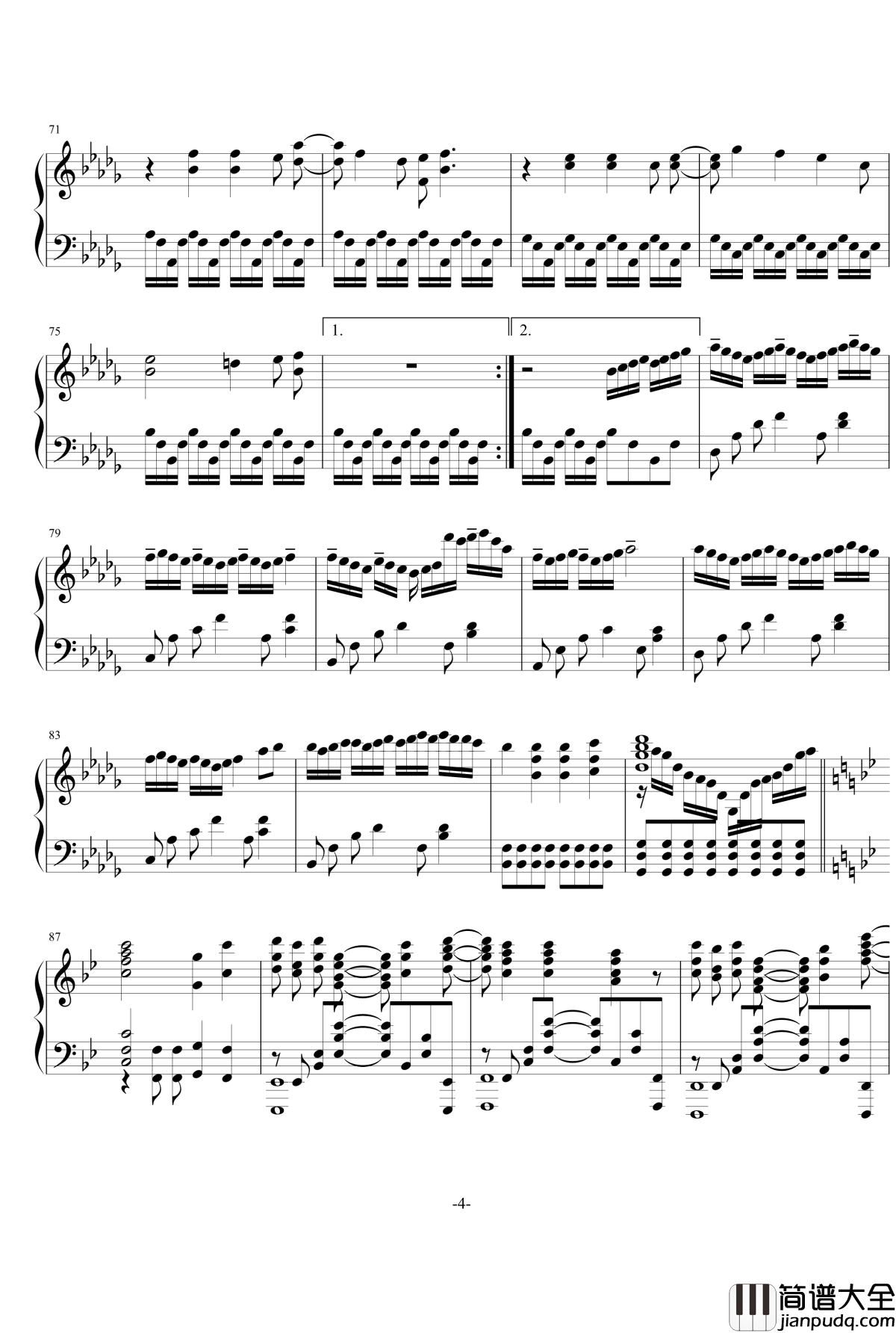 Philosophy钢琴谱_Rewrite_op_水谷瑠奈