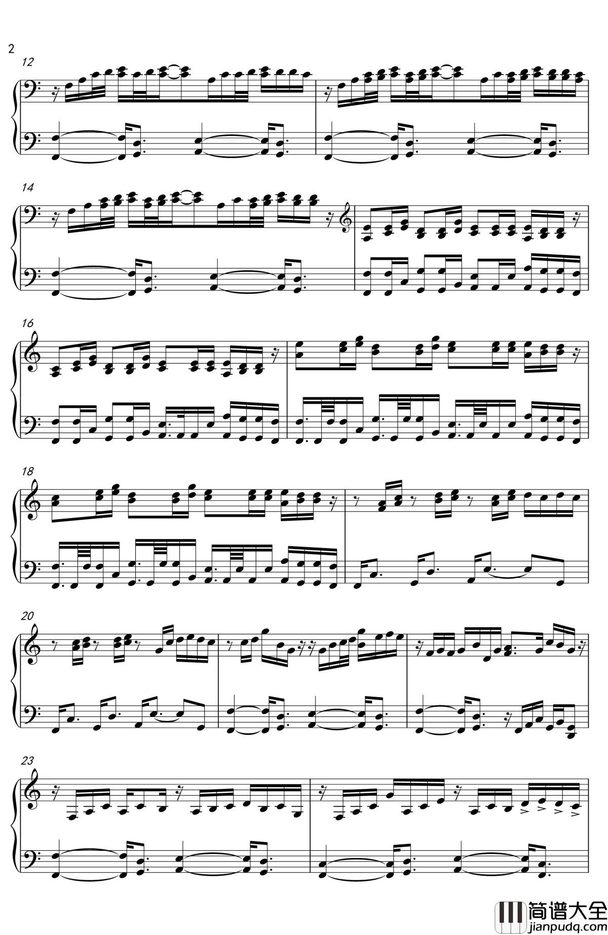 something_just_like_this钢琴谱_Madilyn_Bailay