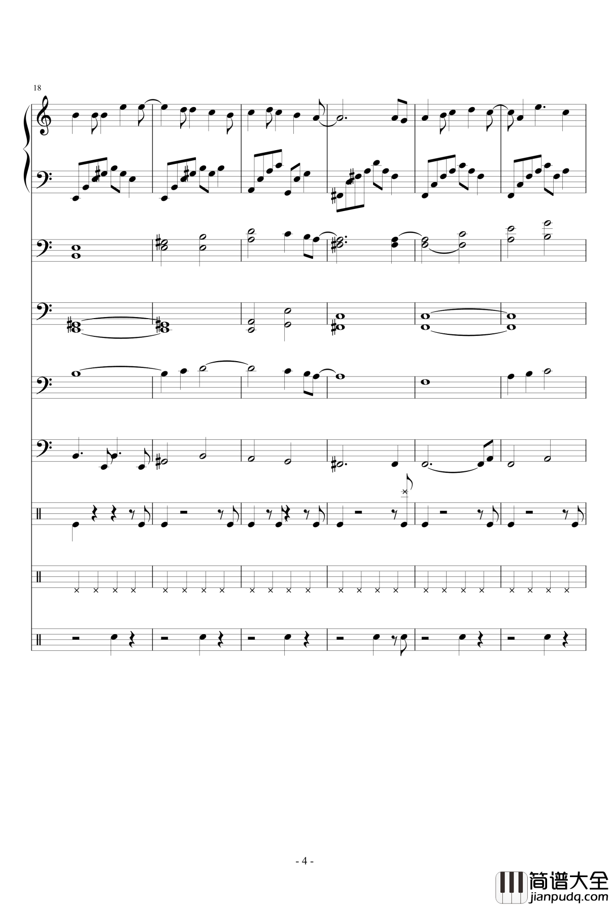 我的天空钢琴谱_Dollman