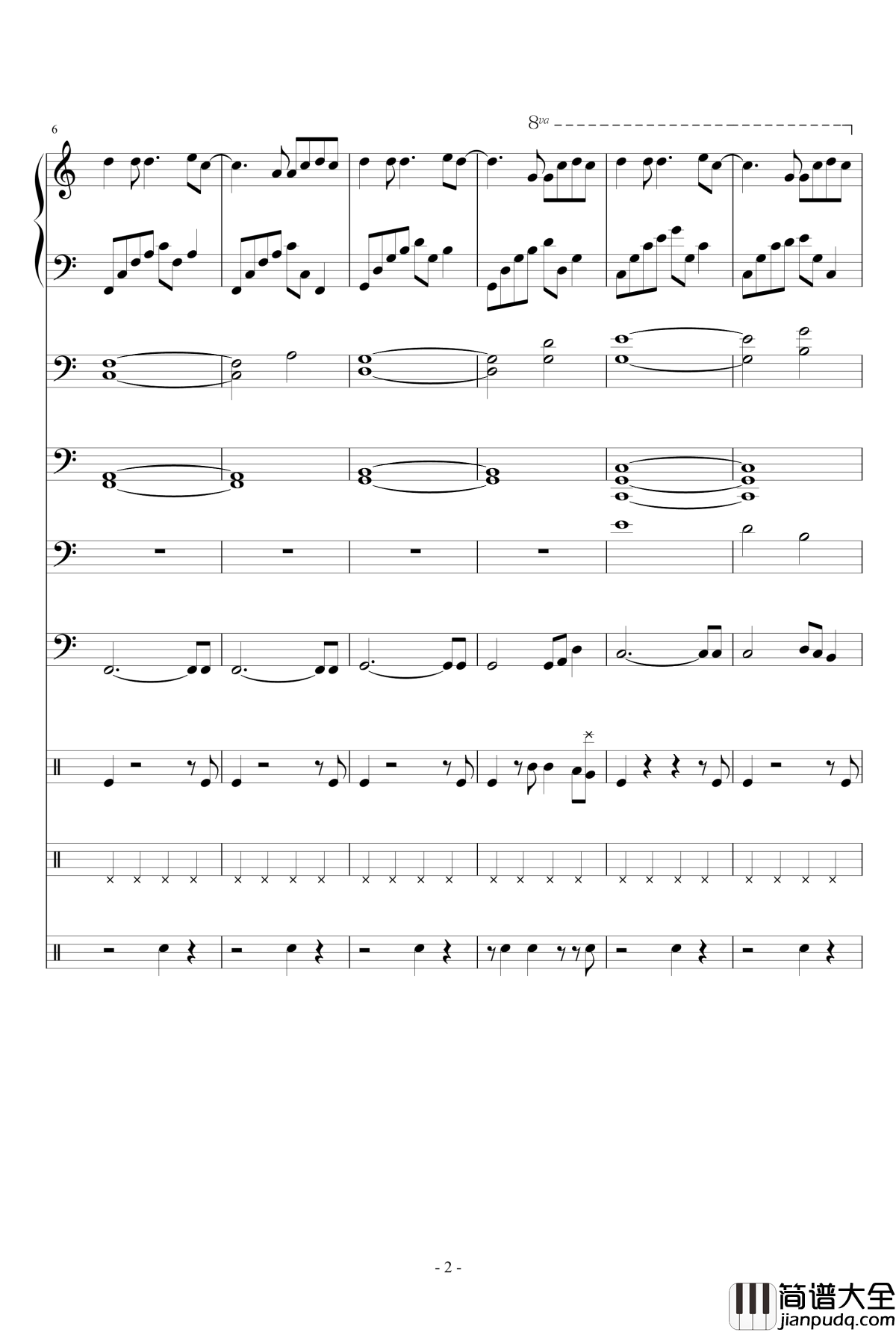 我的天空钢琴谱_Dollman