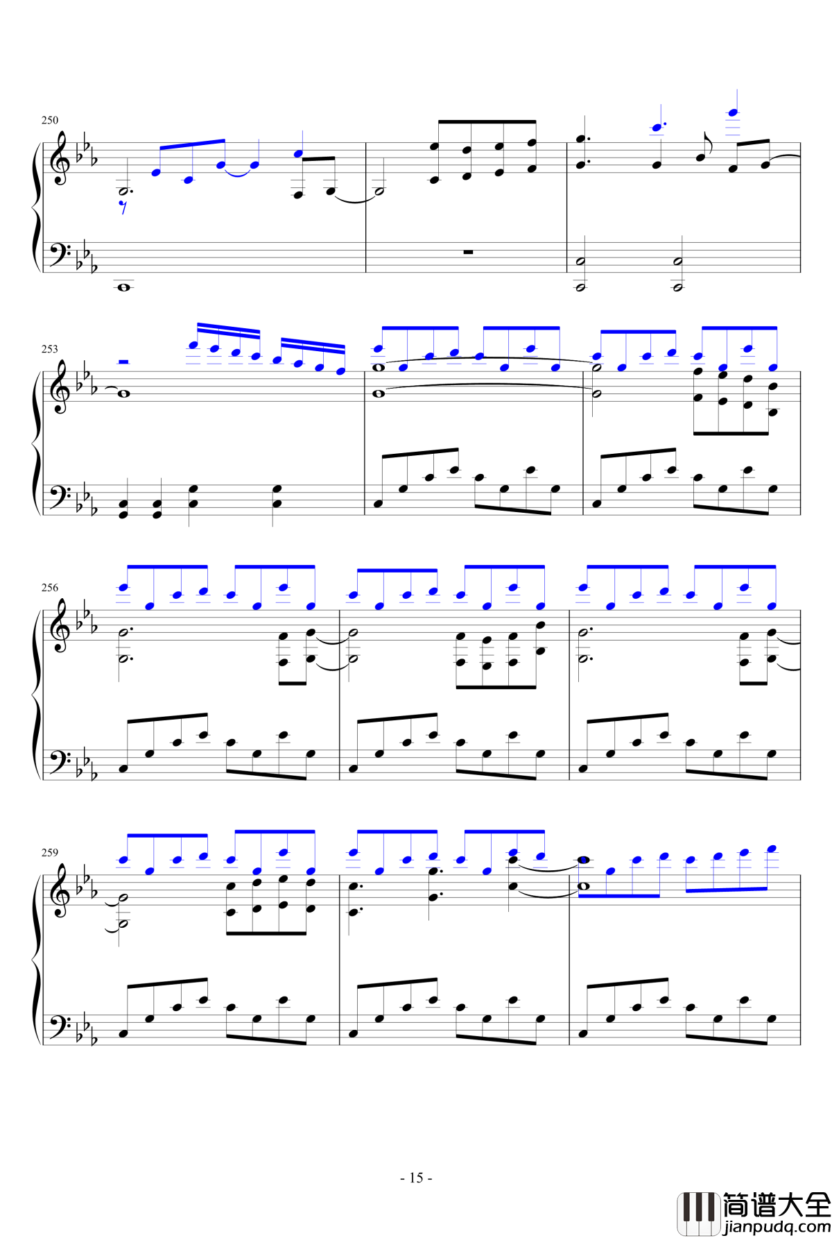 圆明园组曲钢琴谱_圆明园_Minecraft史诗工坊