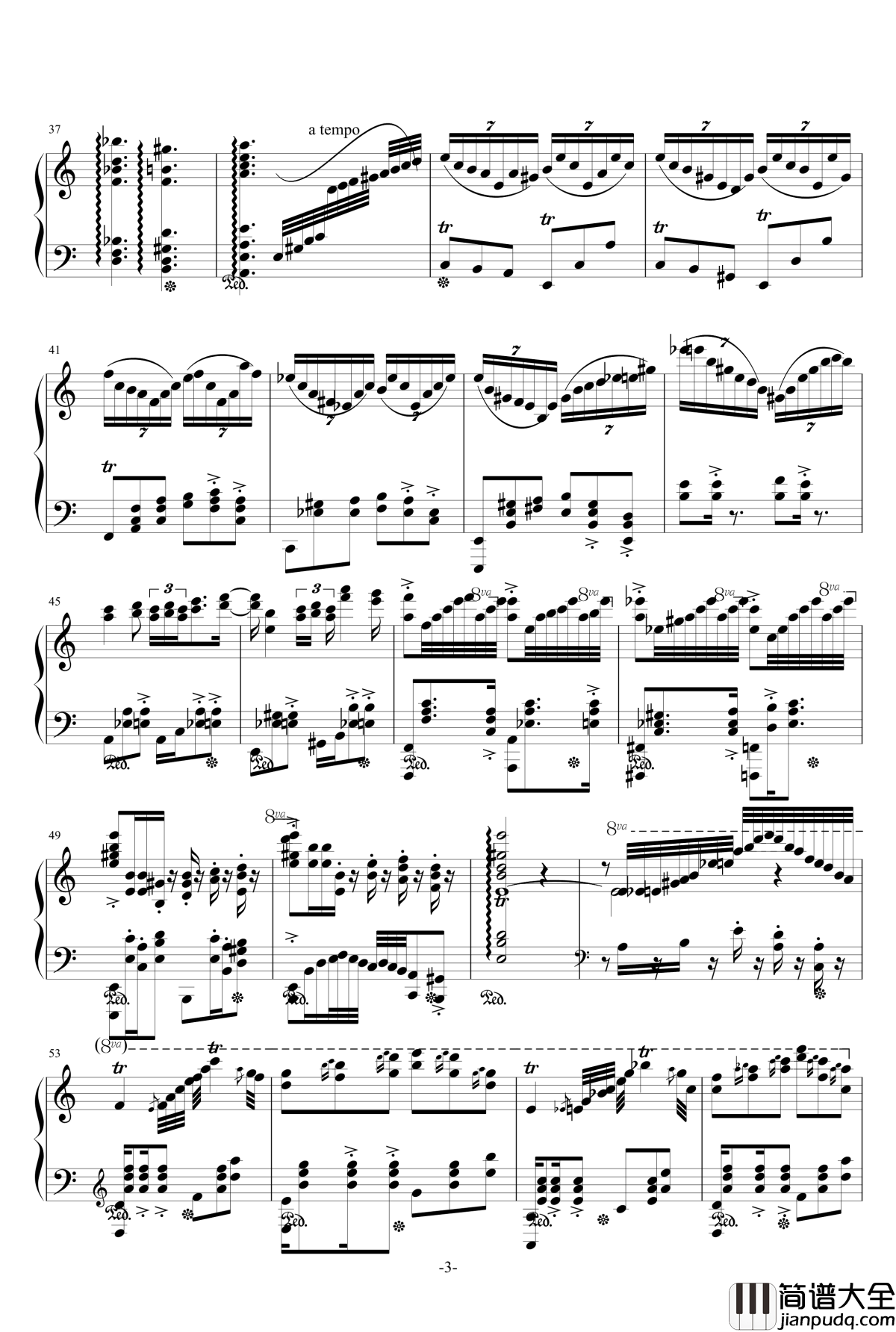 花丛舞者钢琴谱_airoad