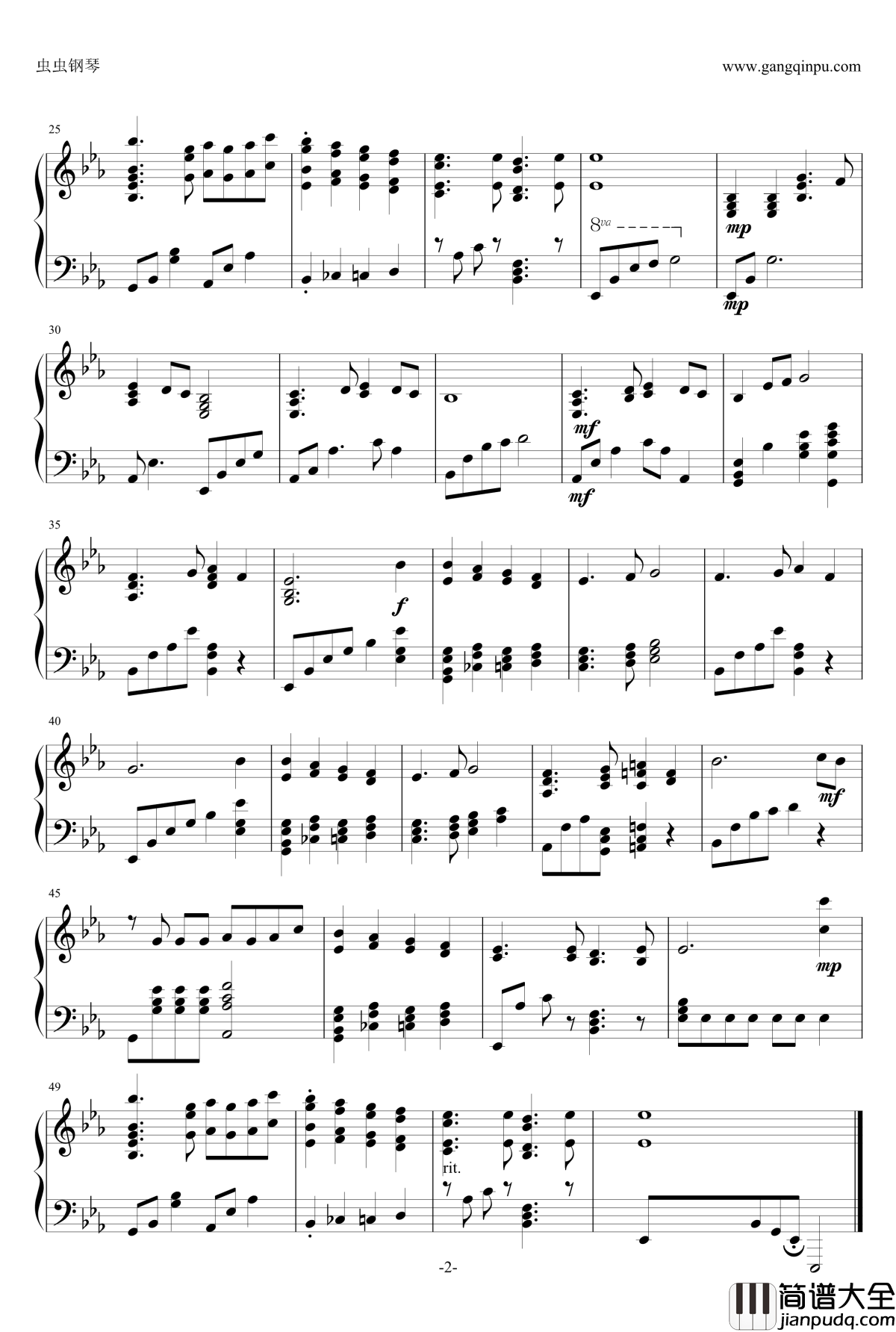 K_ON_钢琴谱_轻音少女