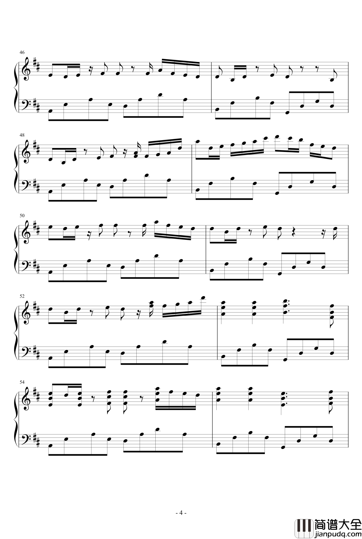 Waiting_for_Awhile钢琴谱_Tanaki_Alison