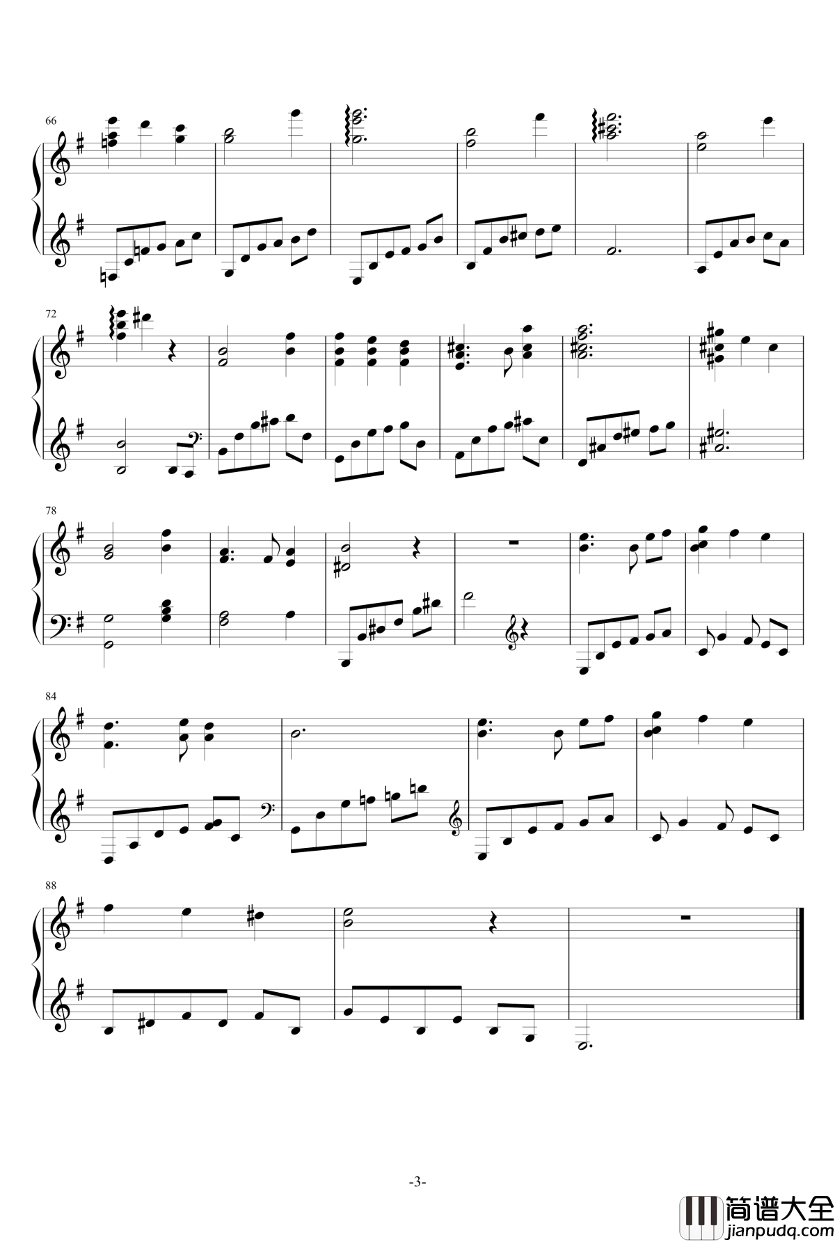 ザナルカンドにて钢琴谱_植松伸夫