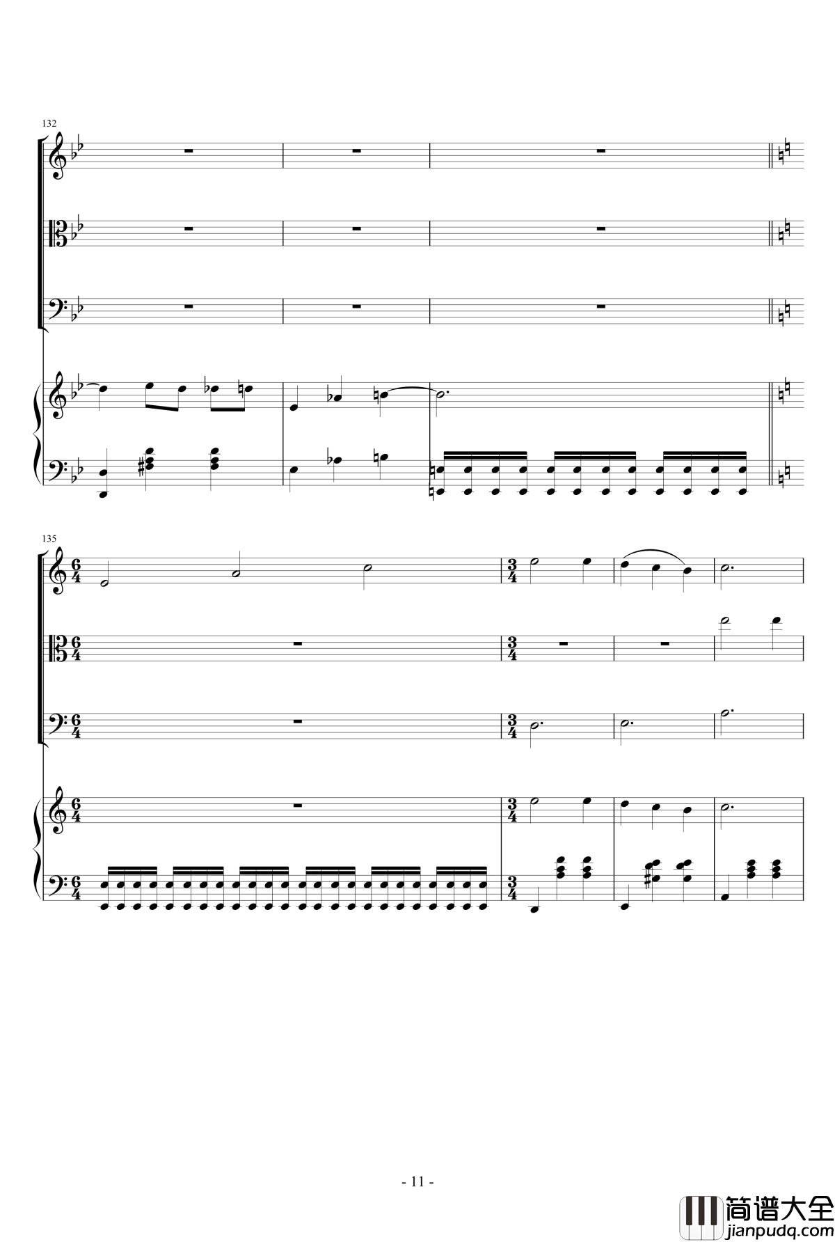 人生的回转木马钢琴谱_鋼琴四重奏_哈尔的移动城堡