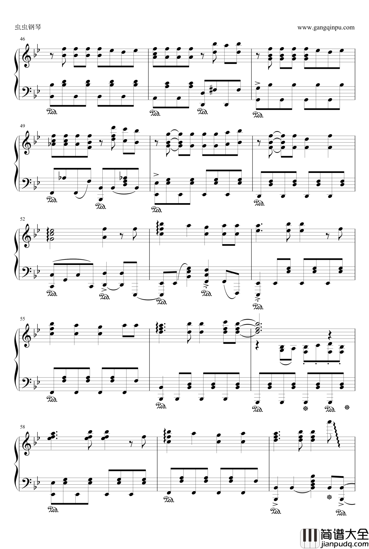 ヒトリゴト钢琴谱_埃罗芒阿老师_OP_ClariS