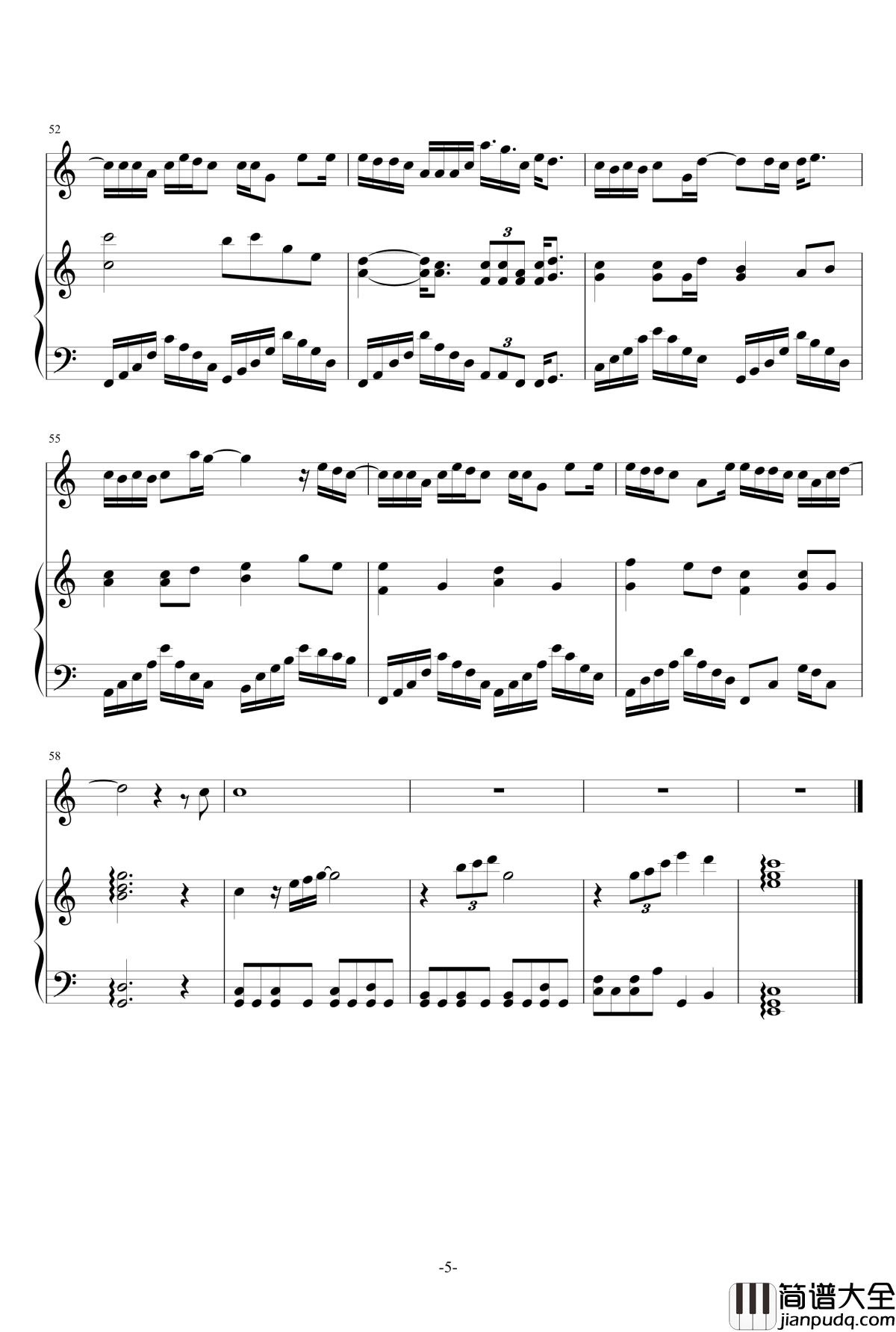 伤爱罪钢琴谱_黄宥杰