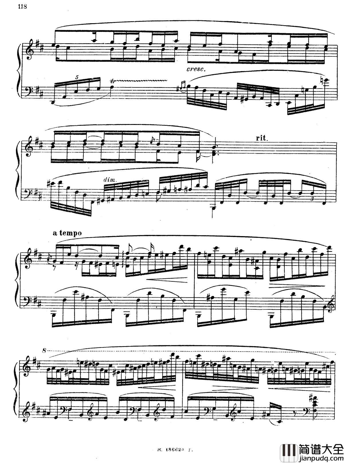 里亚多夫___升F大调船歌____Op.44_里亚多夫_钢琴谱