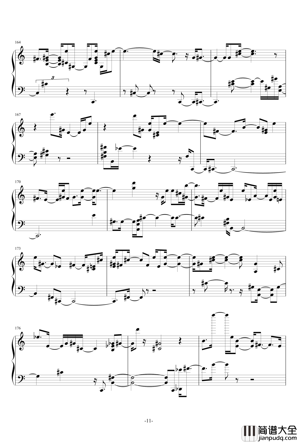 keys东方同人曲钢琴谱_2_东方组图