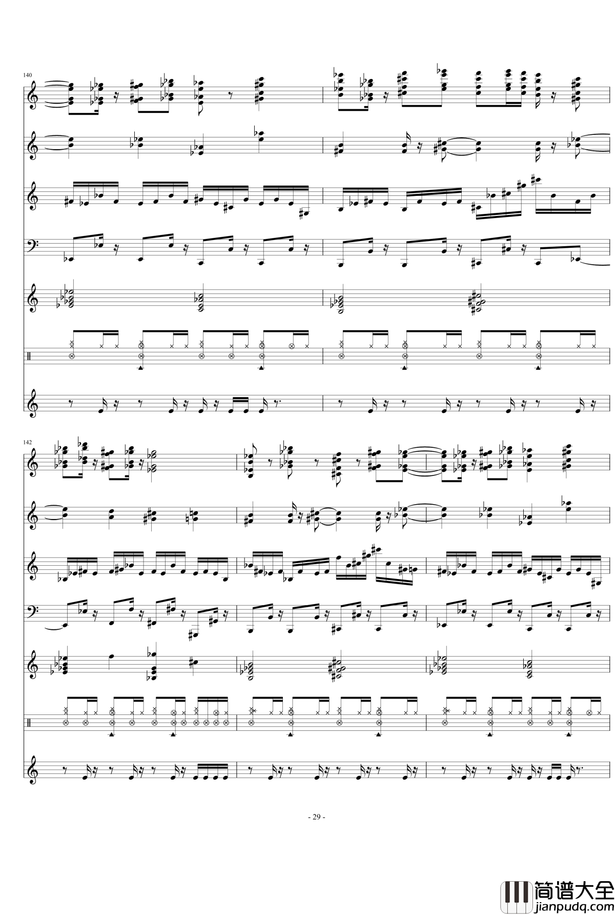 最终鬼畜妹钢琴谱_完全再现