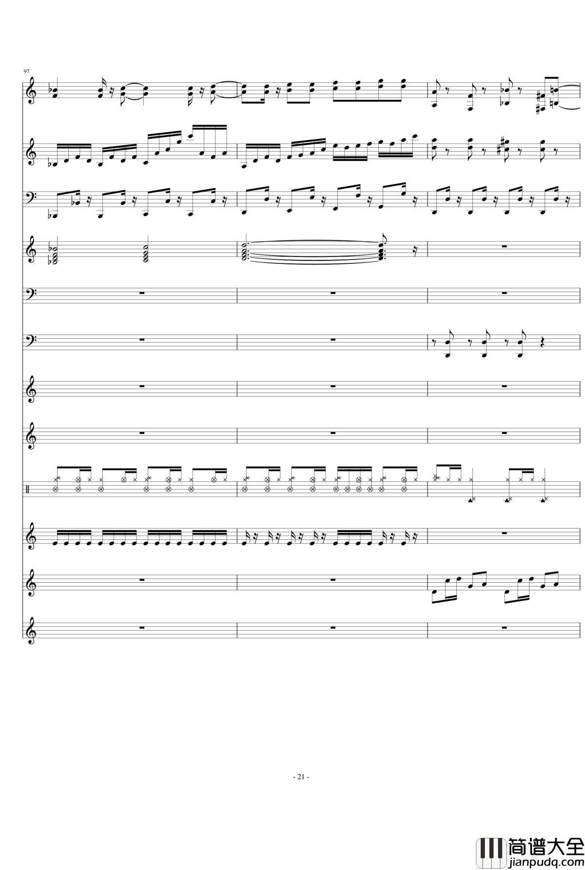 最终鬼畜妹钢琴谱_完全再现