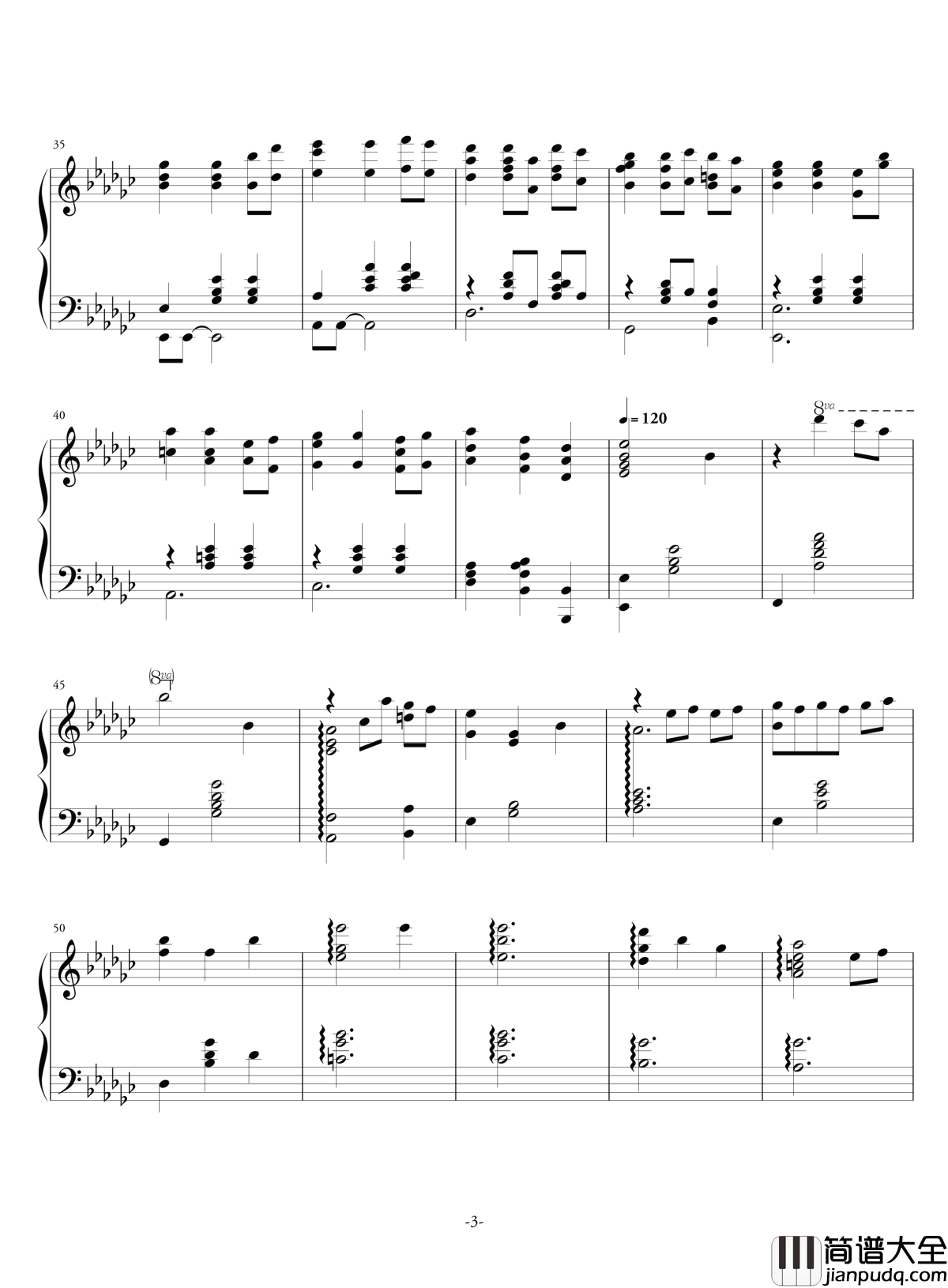 空心人偶的游乐园钢琴谱_反_aqtq314_白蔷薇组曲⒊