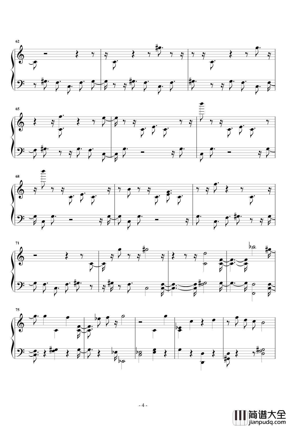 一秒时光钢琴谱_重修_林采欣