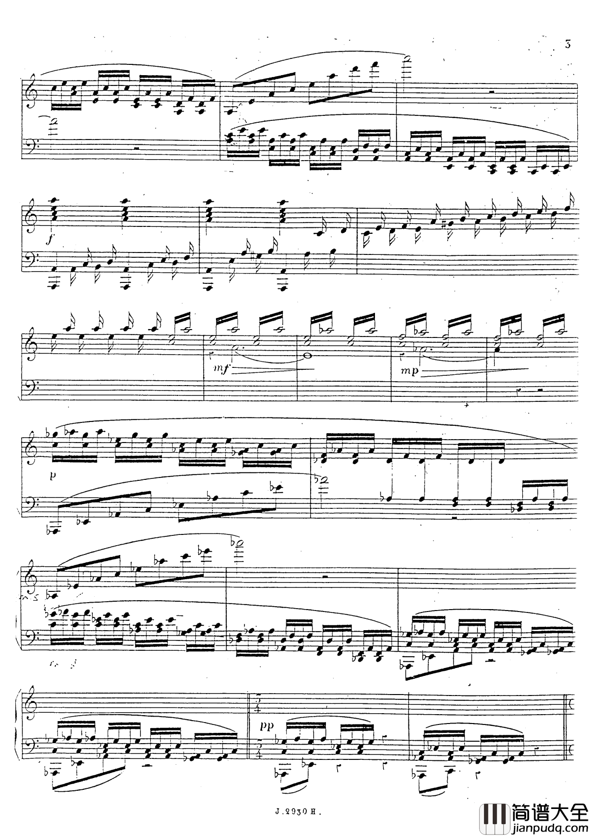 a小调第四钢琴奏鸣曲钢琴谱_安东_鲁宾斯坦__Op.100