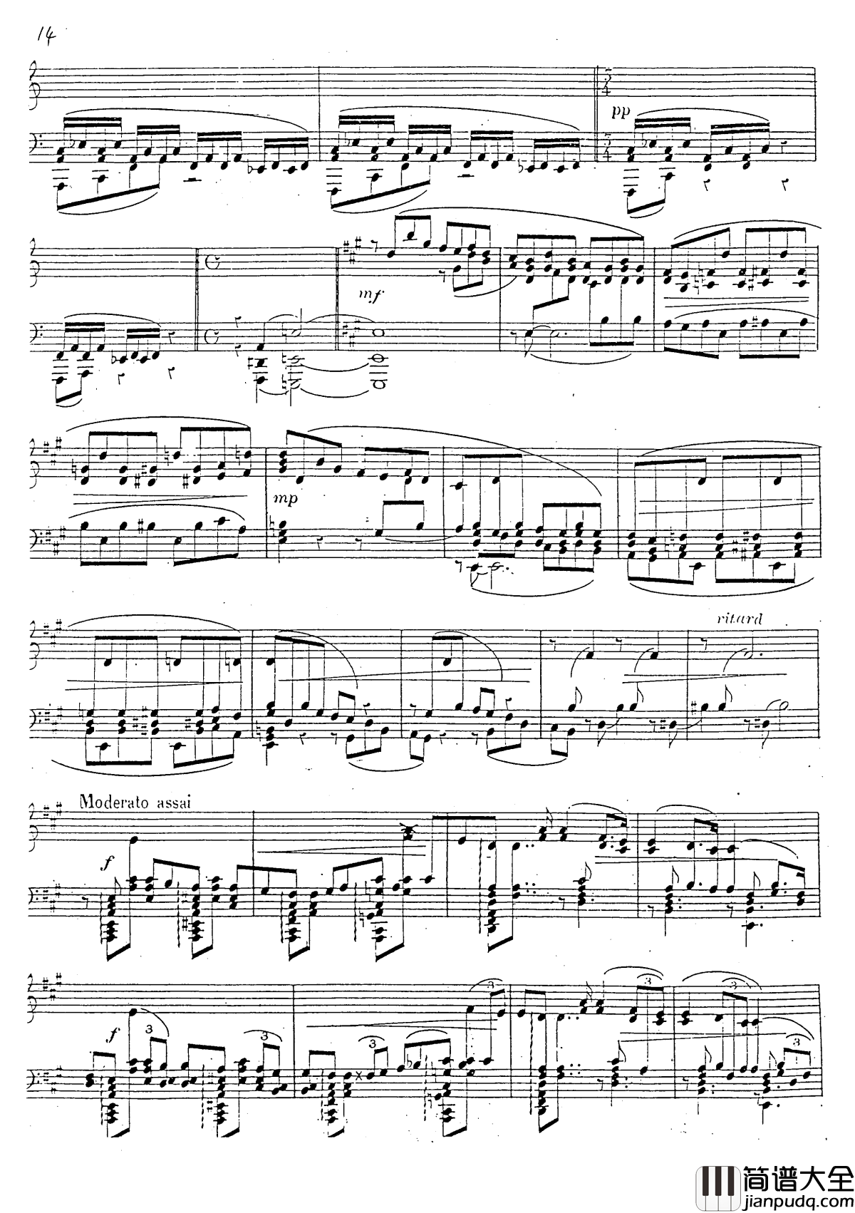 a小调第四钢琴奏鸣曲钢琴谱_安东_鲁宾斯坦__Op.100