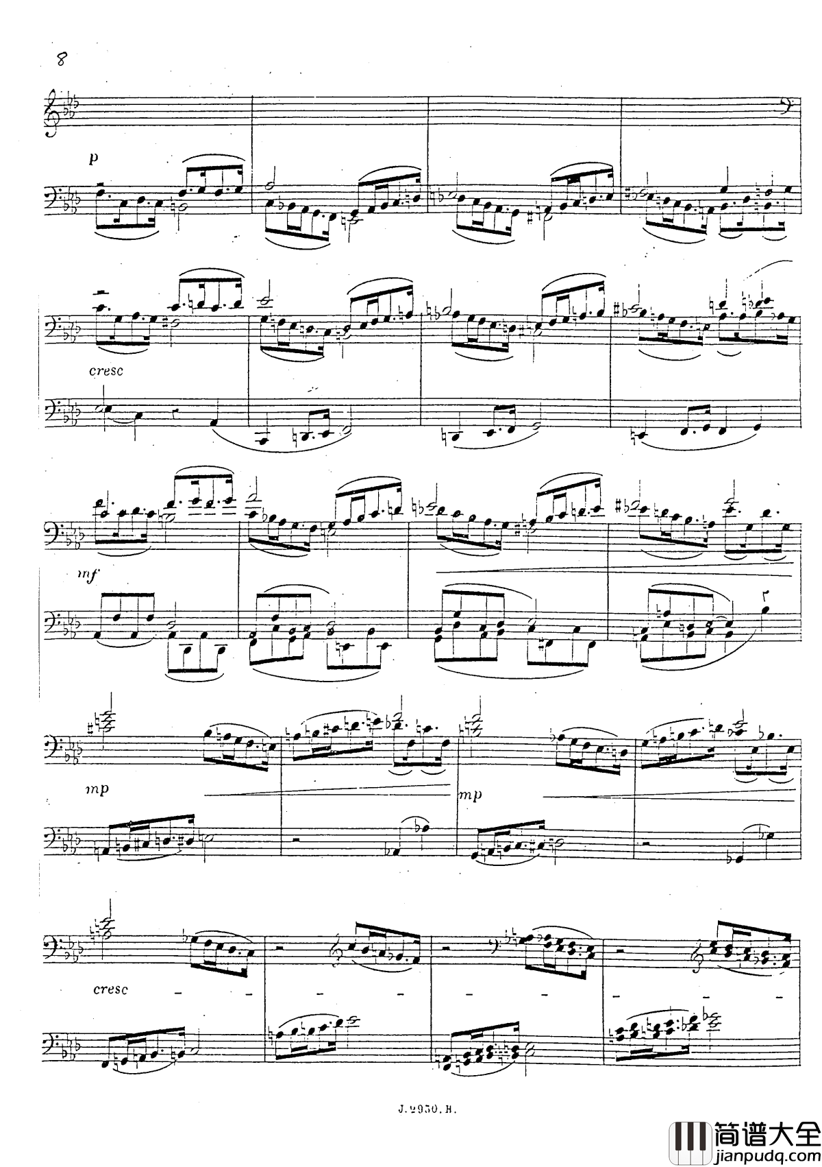 a小调第四钢琴奏鸣曲钢琴谱_安东_鲁宾斯坦__Op.100