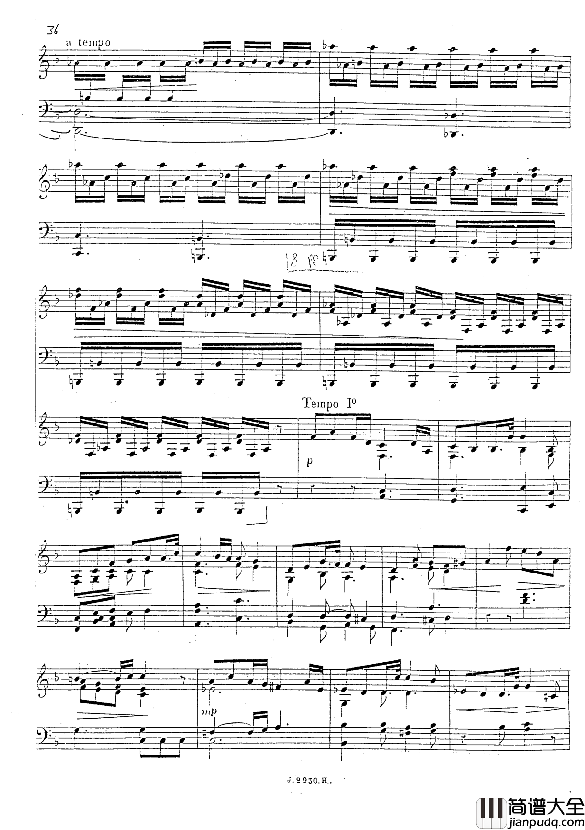 a小调第四钢琴奏鸣曲钢琴谱_安东_鲁宾斯坦__Op.100