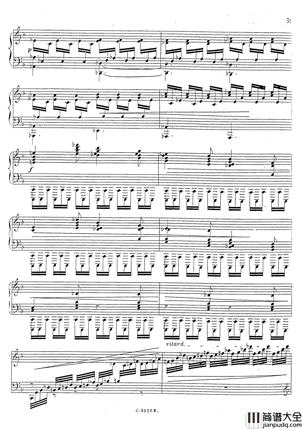 a小调第四钢琴奏鸣曲钢琴谱_安东_鲁宾斯坦__Op.100