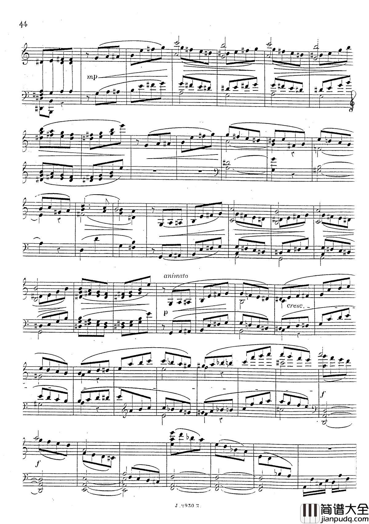 a小调第四钢琴奏鸣曲钢琴谱_安东_鲁宾斯坦__Op.100