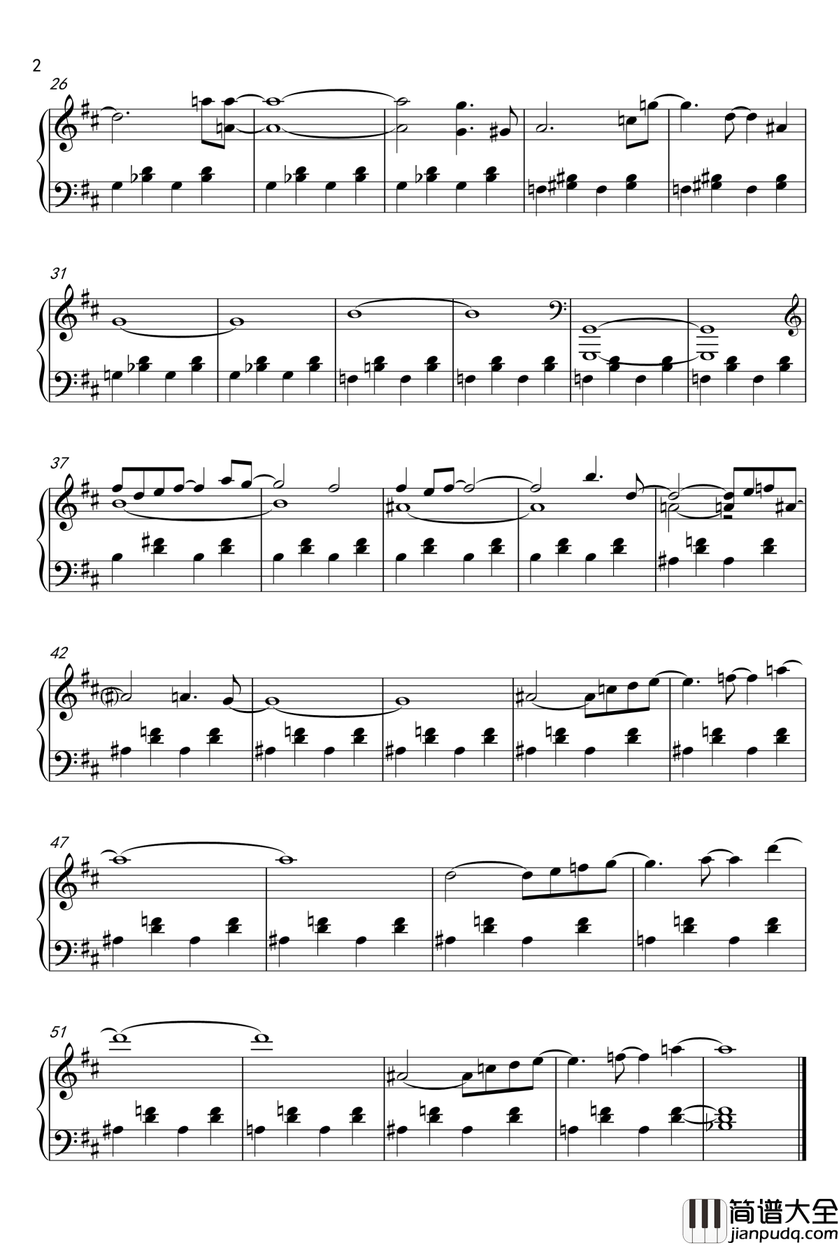 The_Artifact_And_Living钢琴谱_好莱坞经典电影插曲_Michael_Andrews