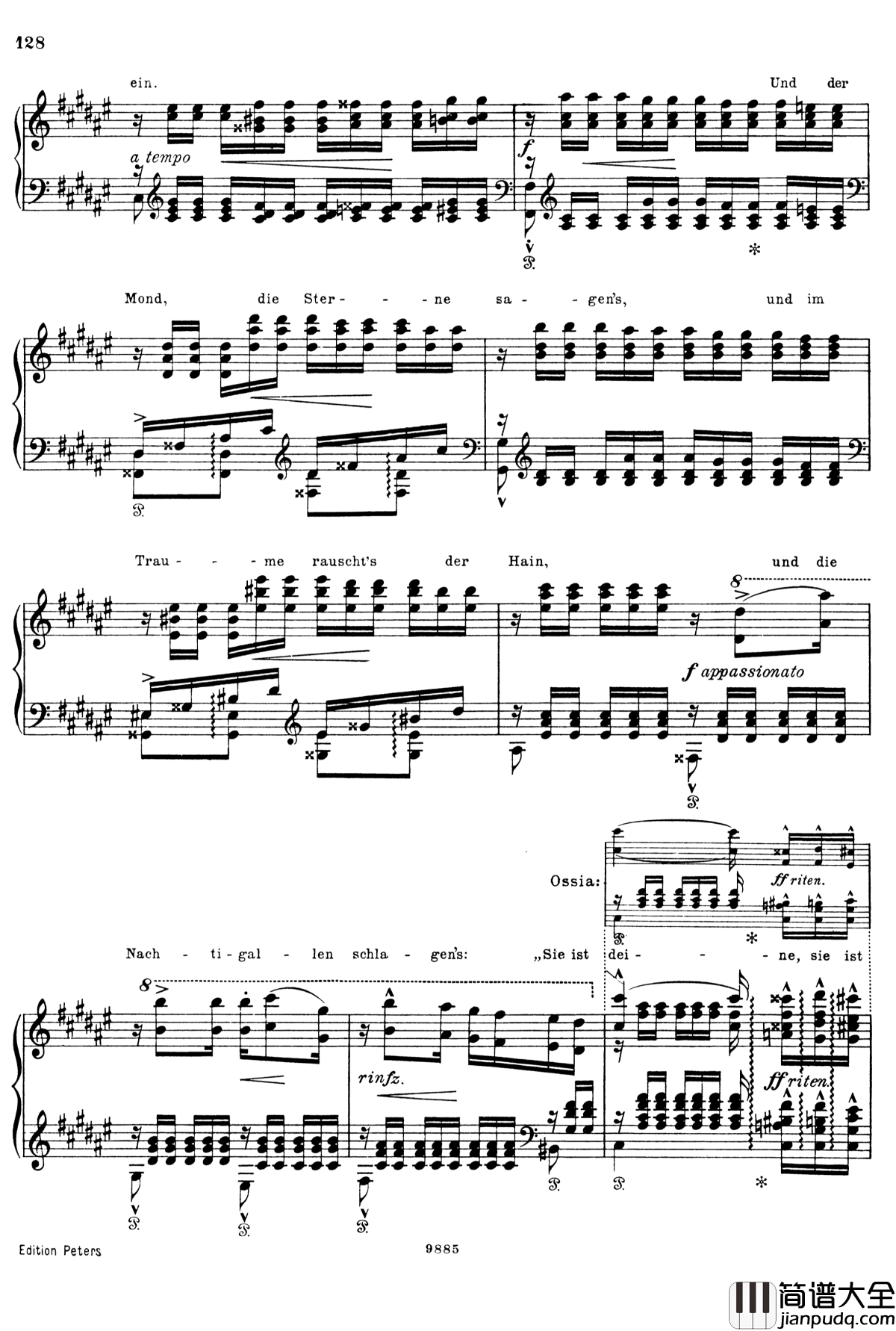 春之夜钢琴谱_李斯特改编舒曼_S.568