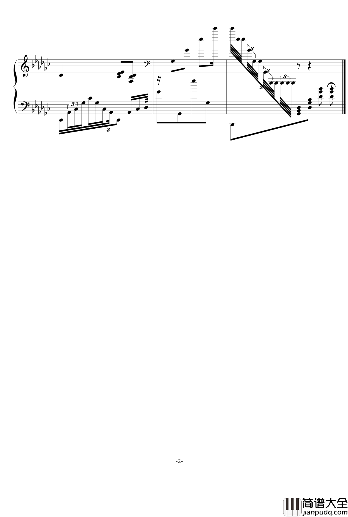 孤独钢琴谱_北方局长