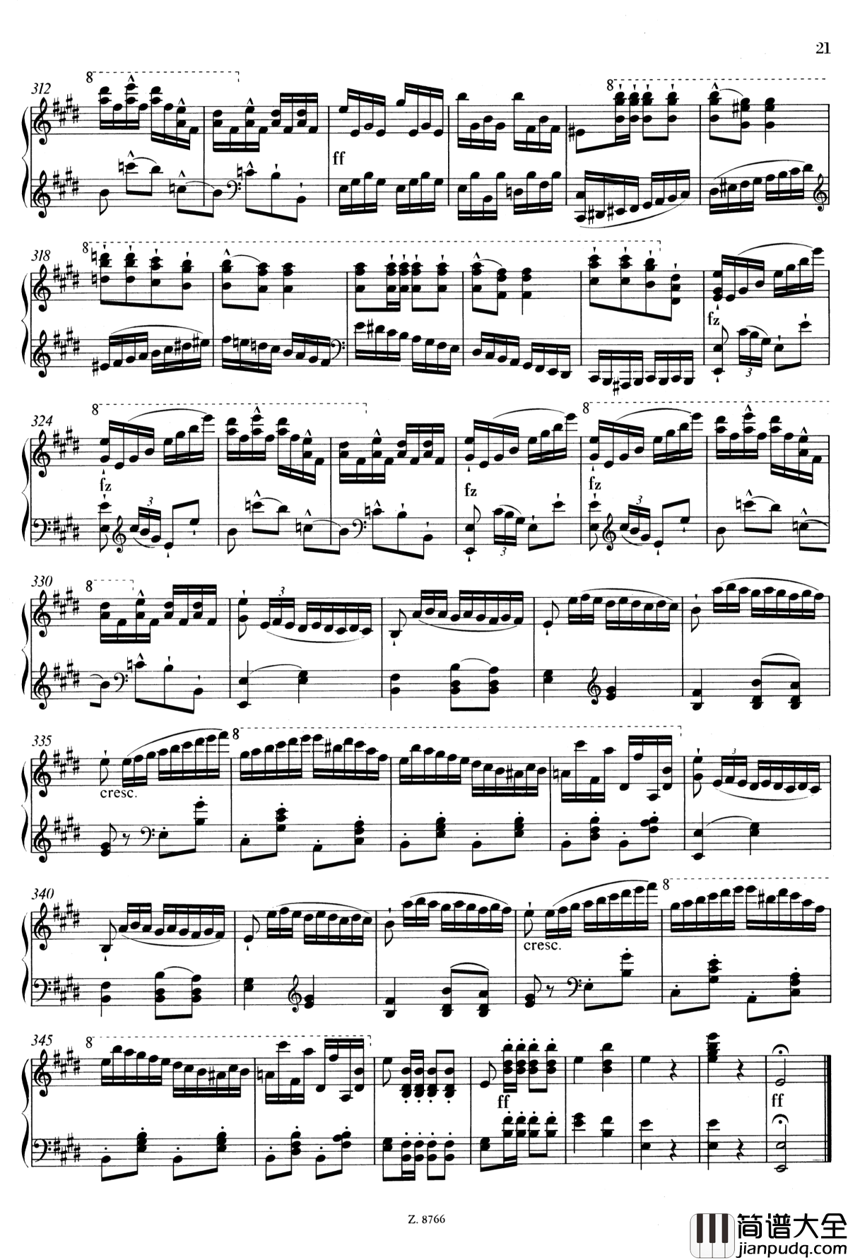 罗西尼主题华丽即兴曲钢琴谱_S.150_李斯特