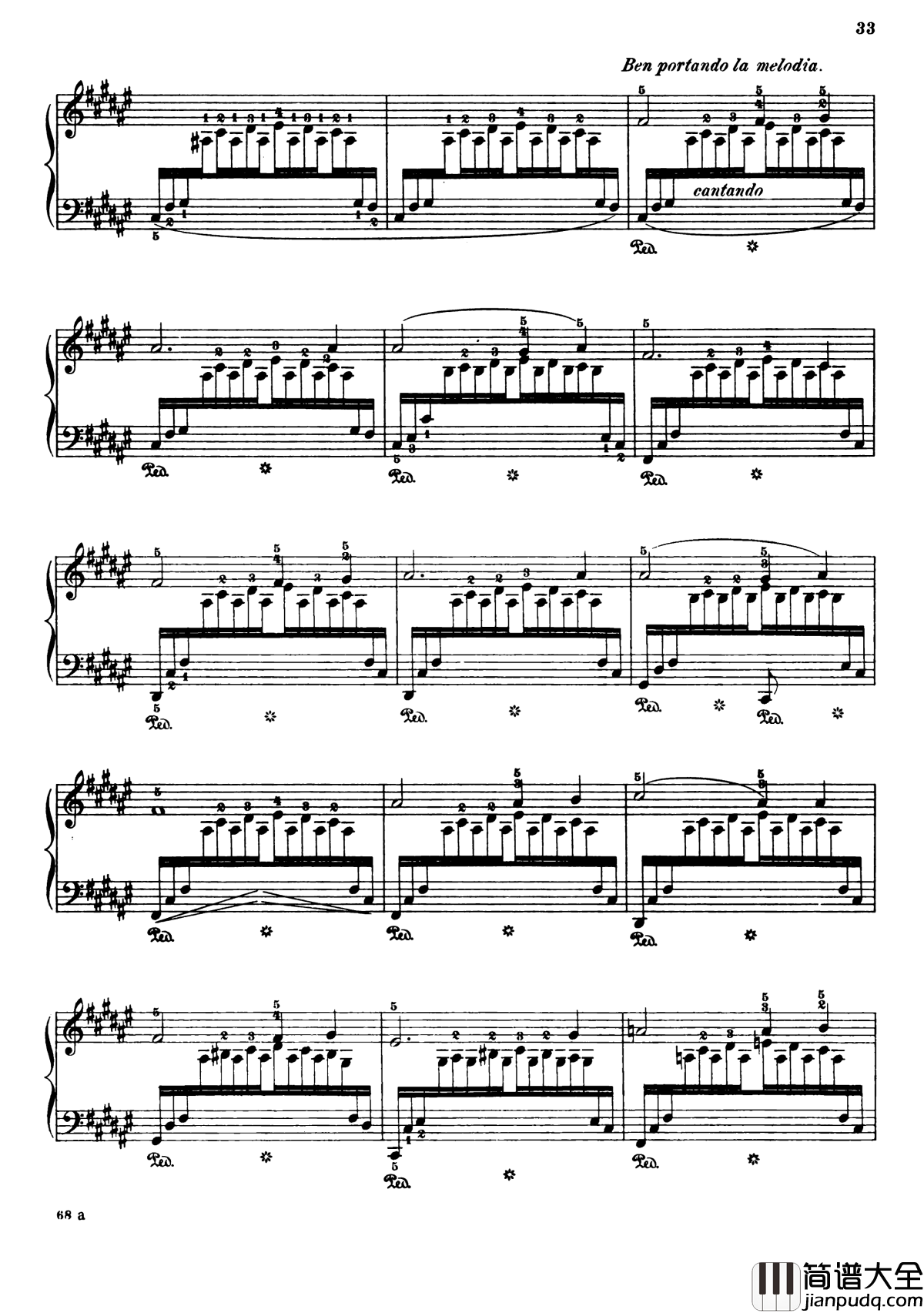 纺纱工练习曲钢琴谱_Op.157__No.2_克拉夫特