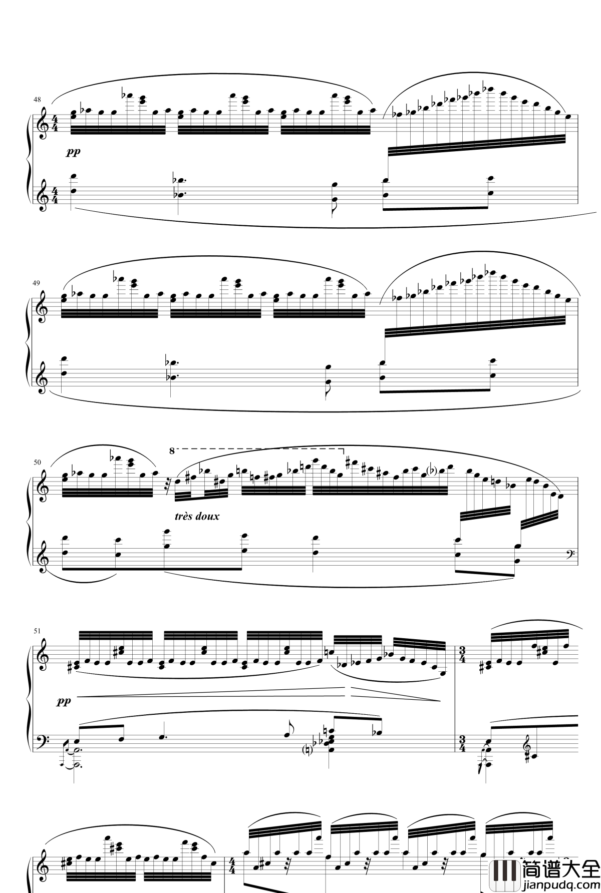 水妖钢琴谱_改良版_拉威尔_Ravel