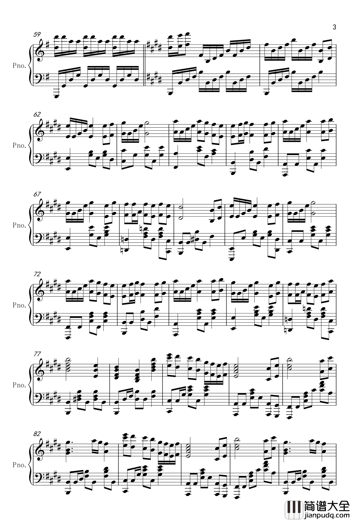 continued_story钢琴谱_叛逆的鲁鲁修T叔版本