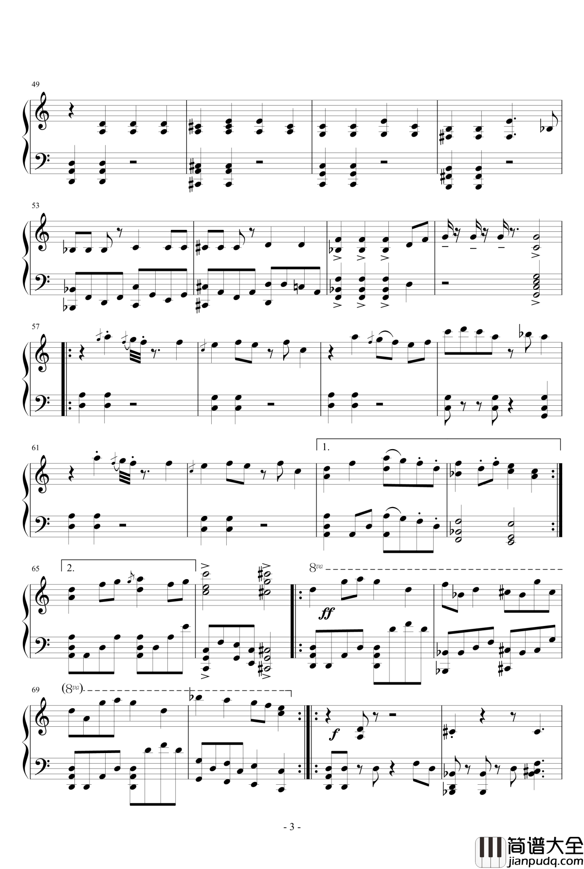 Nightmare_Night钢琴谱_WoodenToaster