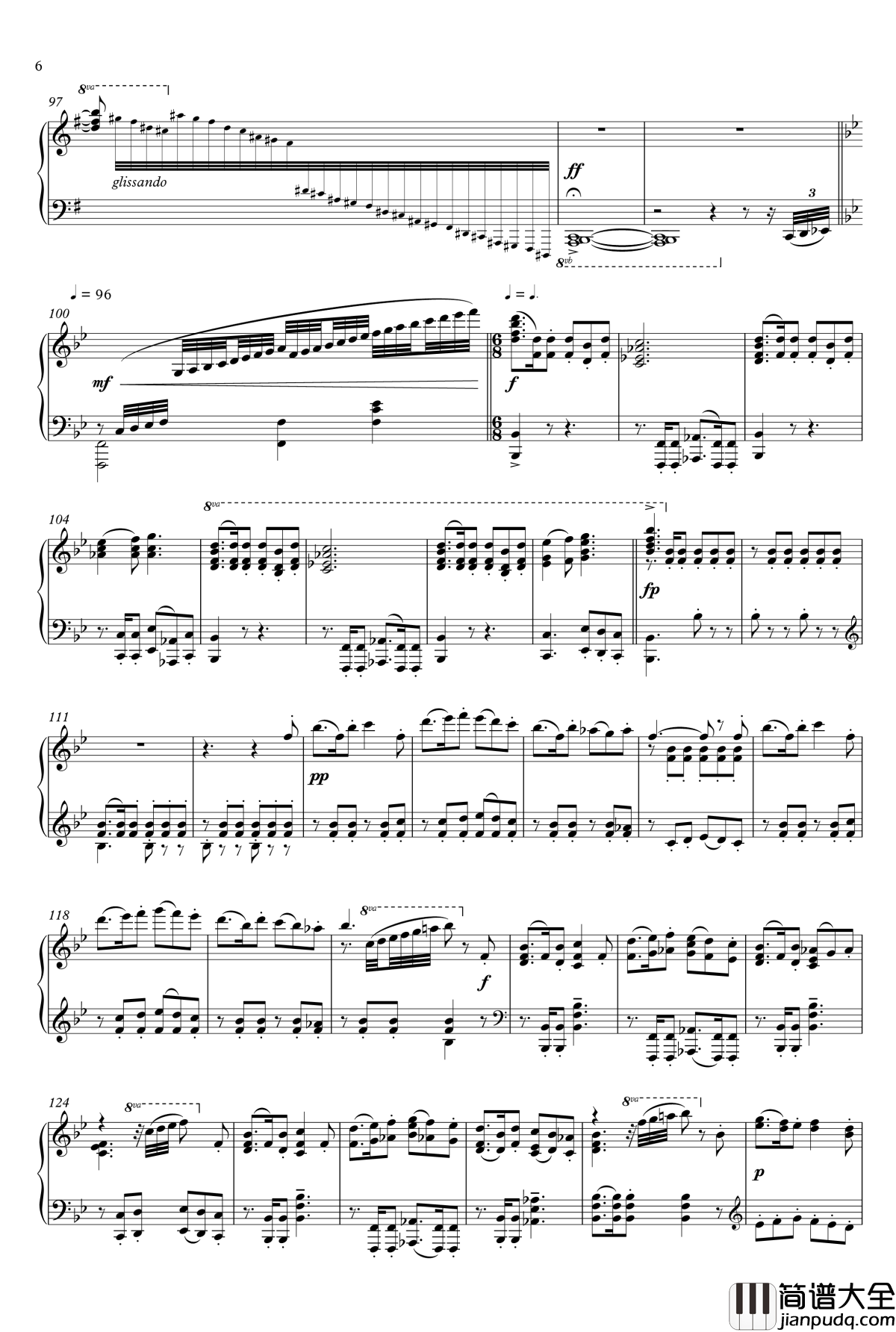 Kono_Suba_Medley钢琴谱_Animenz_为美好的世界献上祝福_组曲连弹