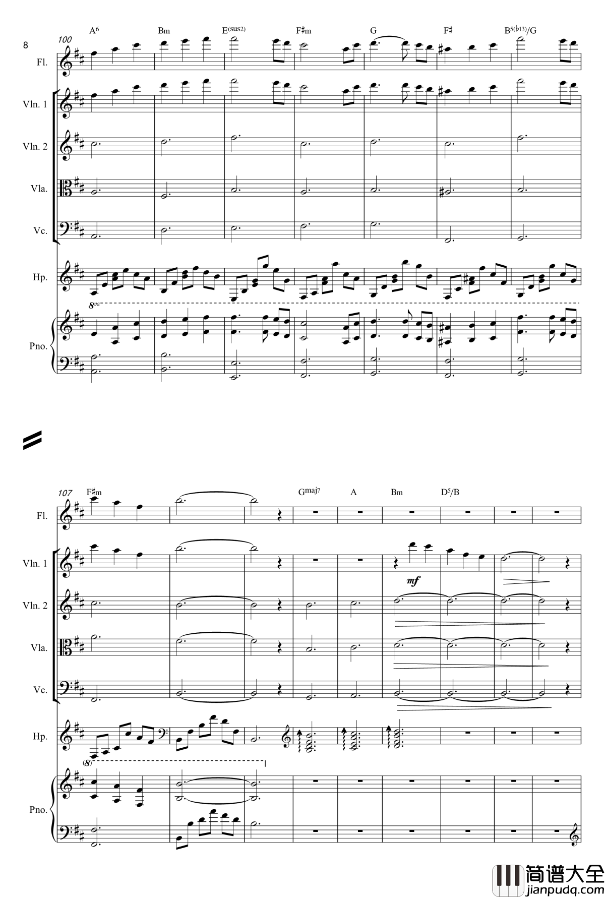 缘之空ED钢琴谱_遠い空へヨスガノソラメインテ_マ总谱