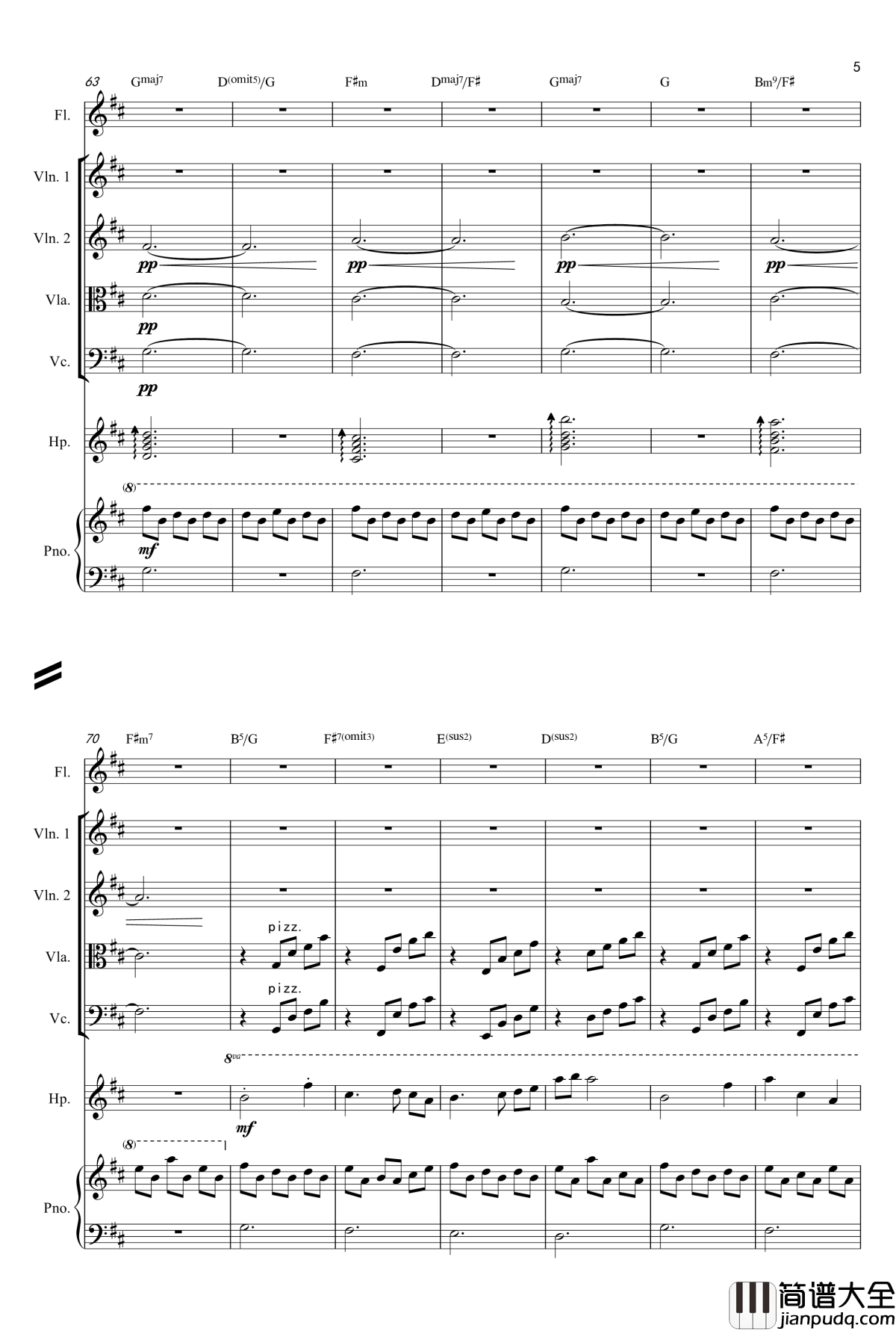 缘之空ED钢琴谱_遠い空へヨスガノソラメインテ_マ总谱