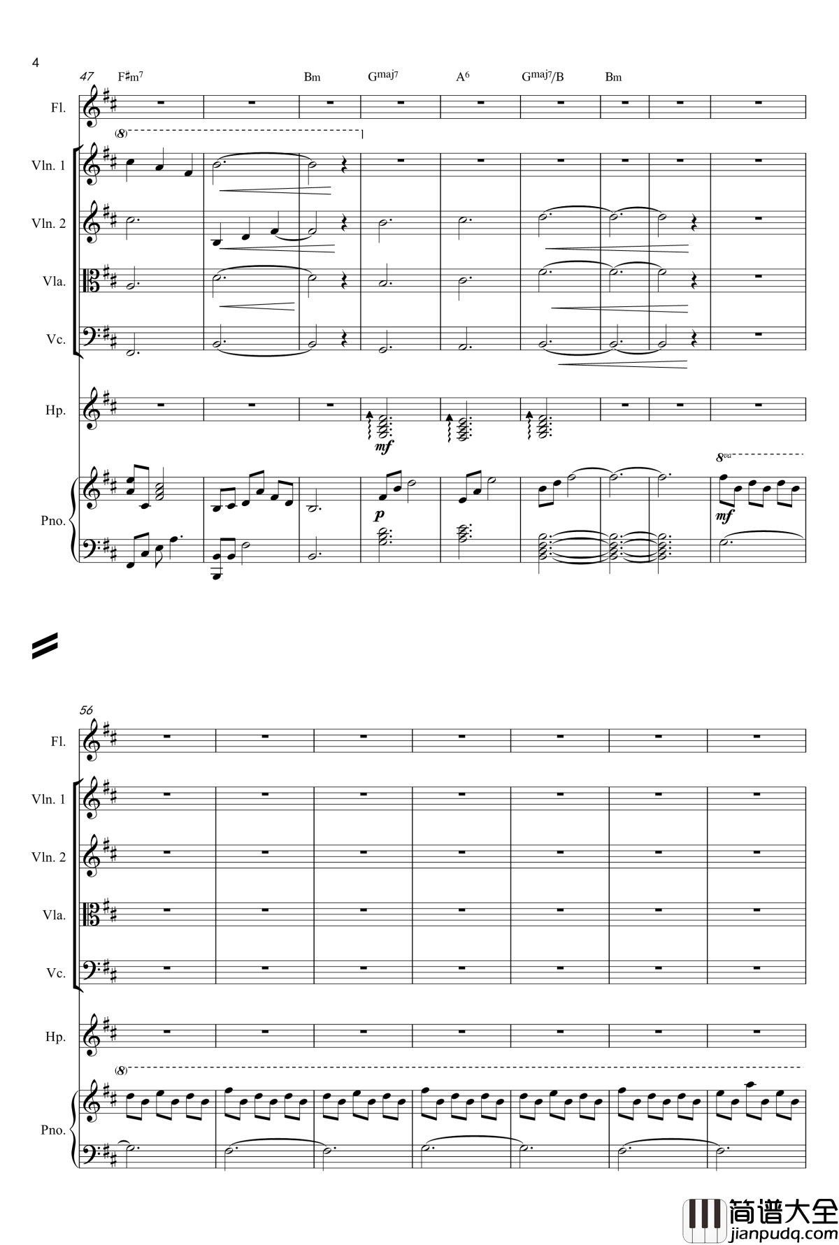 缘之空ED钢琴谱_遠い空へヨスガノソラメインテ_マ总谱