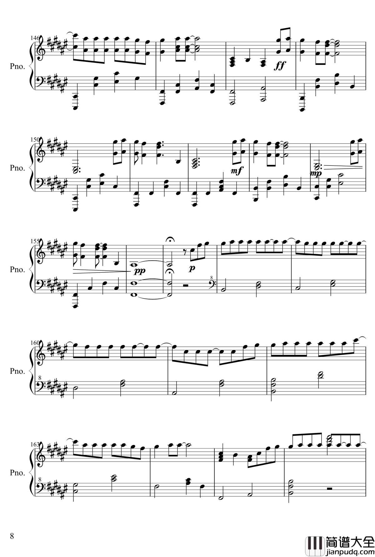 Secret_Baser钢琴谱_搬运_Tehishter_10_years_after_Ve