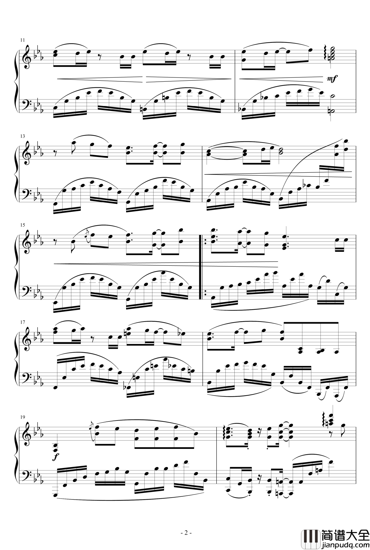 超甜的蛋糕钢琴谱_月球之花