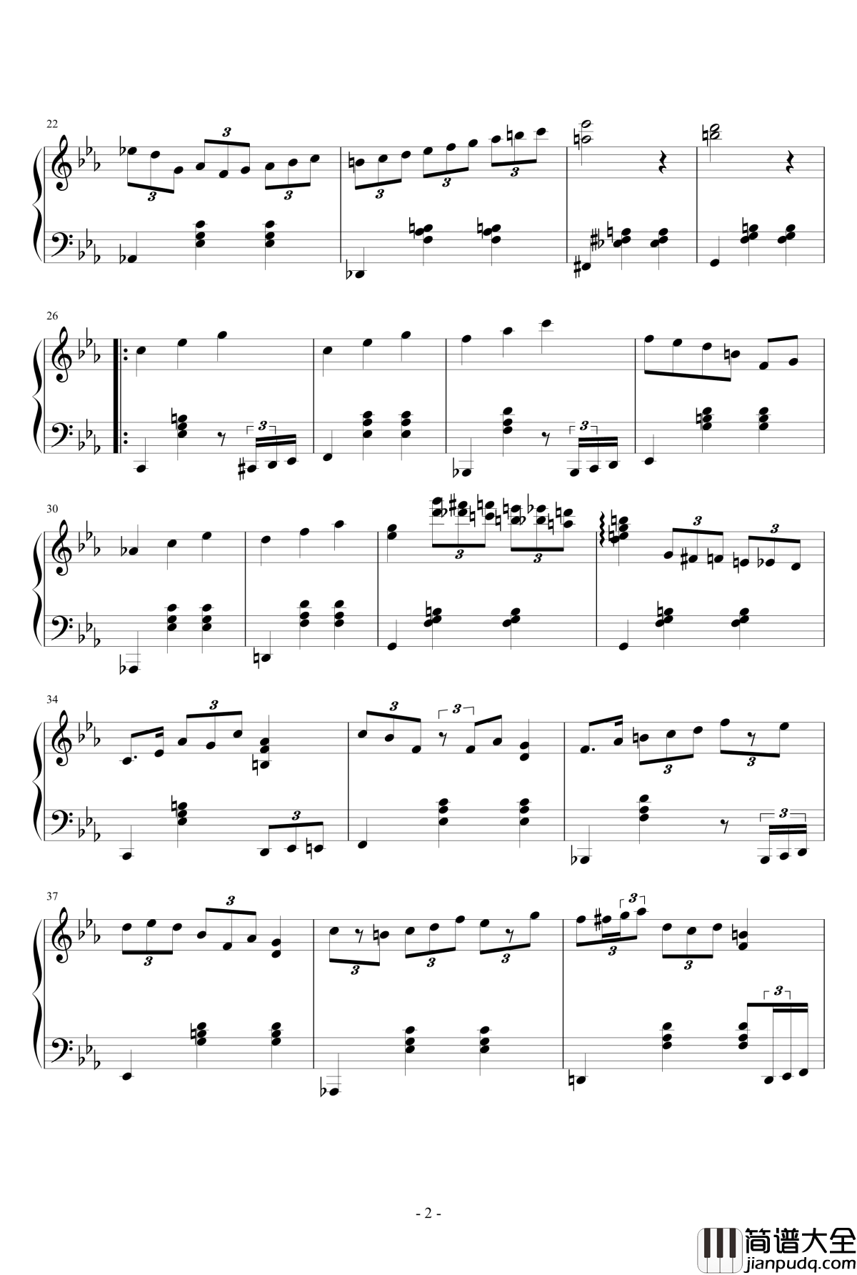 041waltz钢琴谱_wudildy