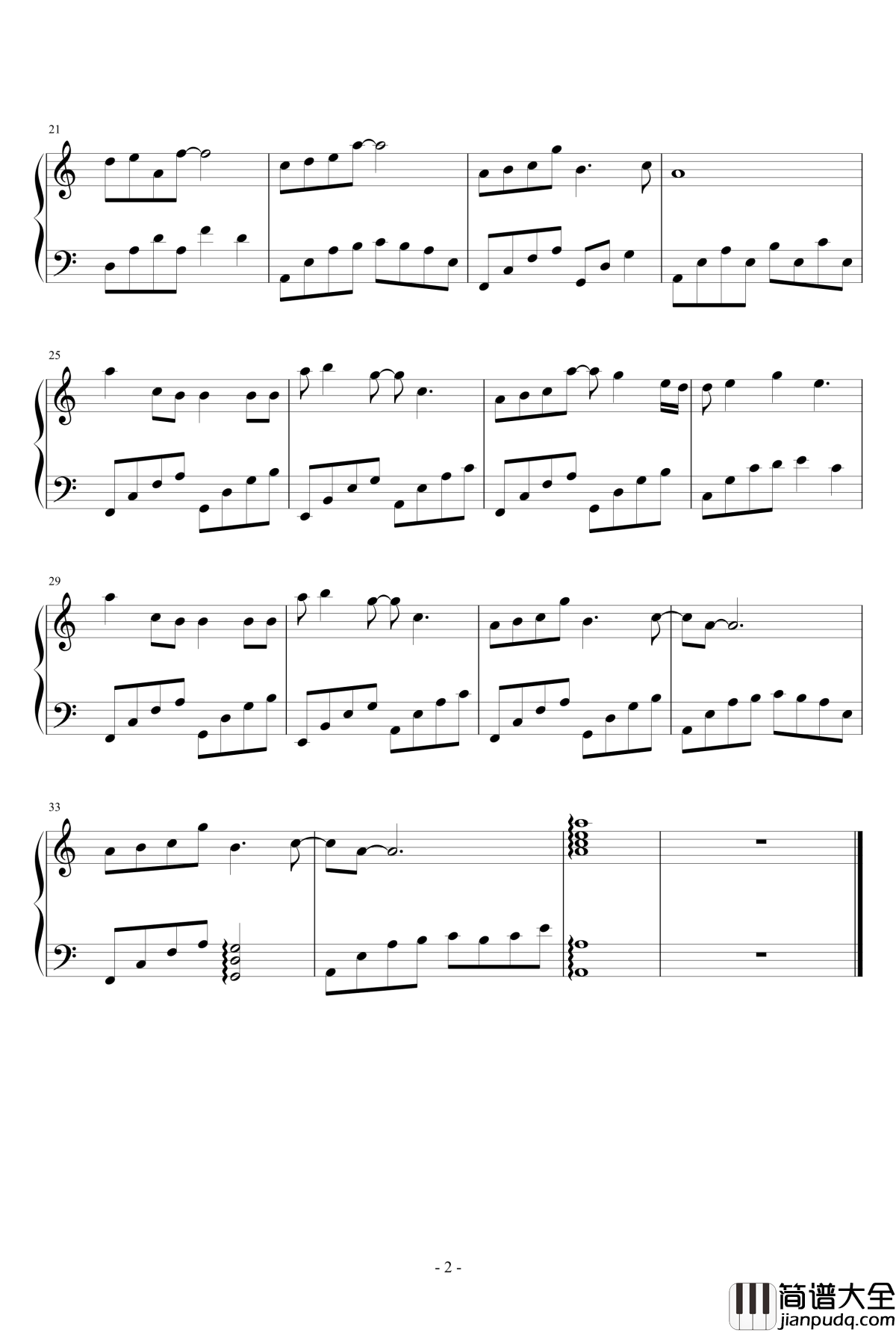 红颜旧钢琴谱_电视剧_琅琊榜_主题曲_刘涛