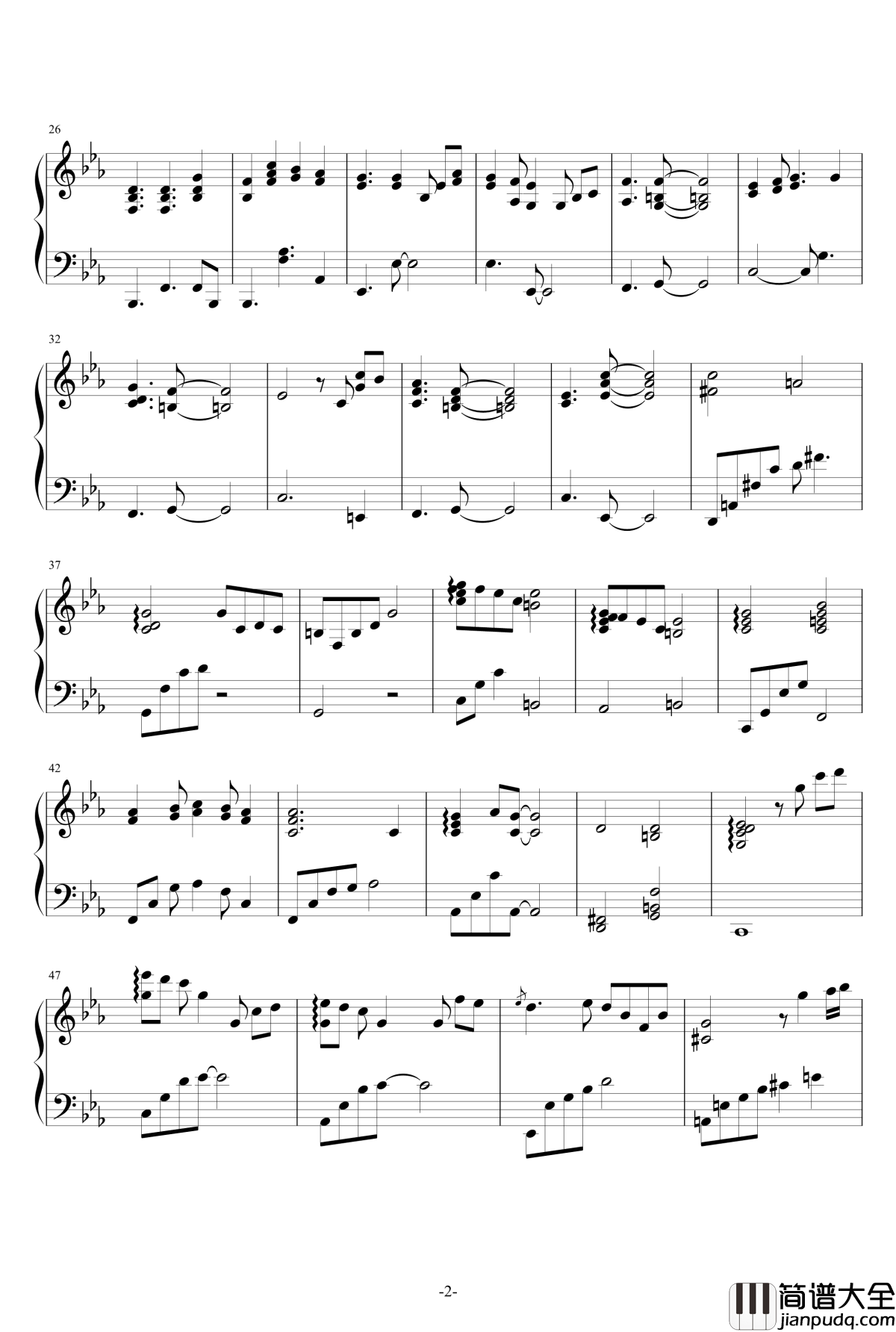 春の風钢琴谱_手嶌葵