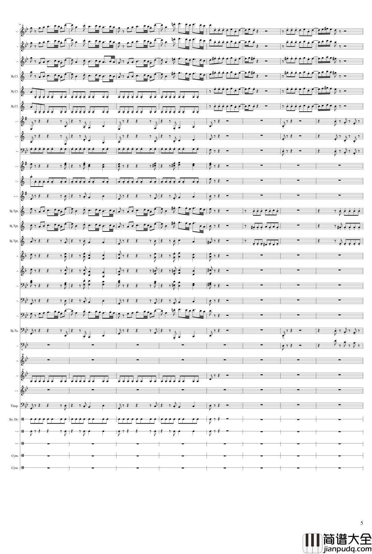 persis_overture钢琴谱_James_L._Hosay