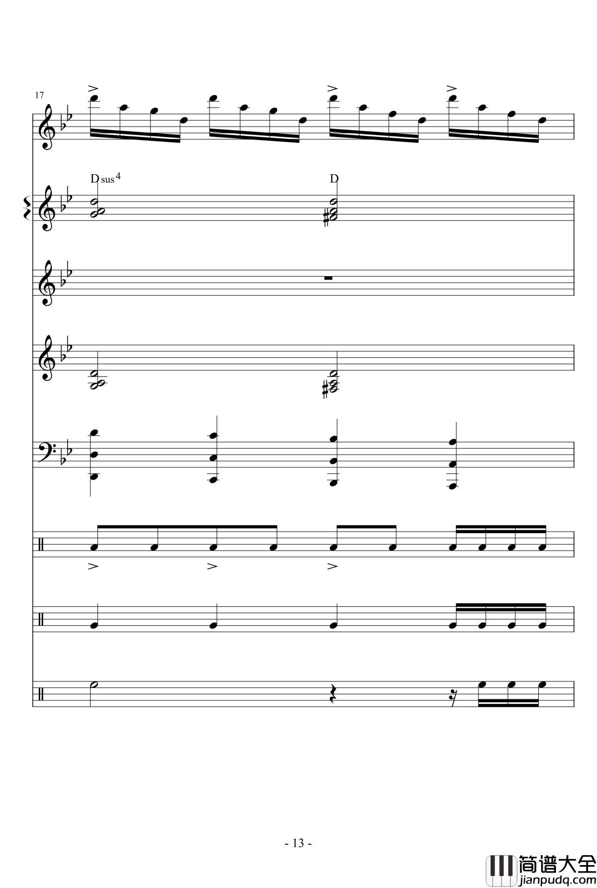 王者荣耀主题曲钢琴谱_王者荣耀