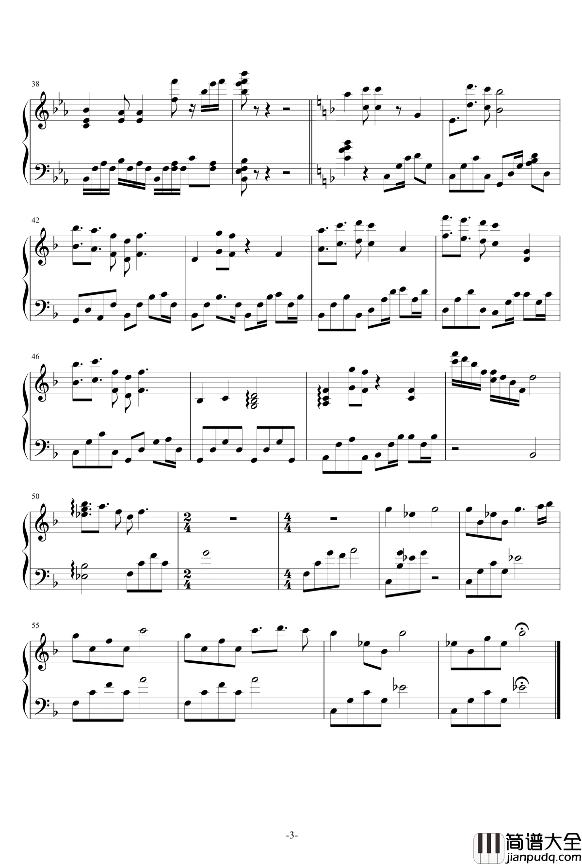 风筝钢琴谱_李伟菘