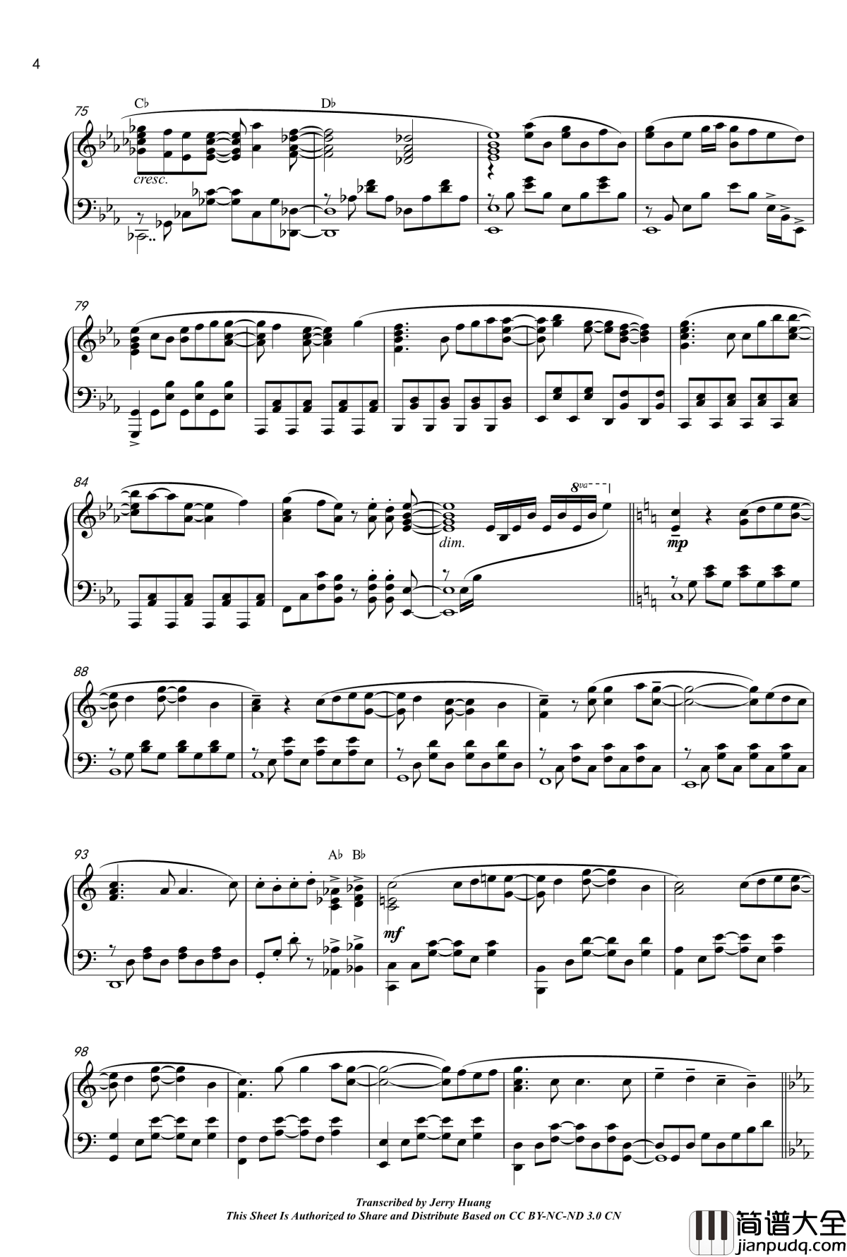 ユメノトビラ_(Full_Ver.)_钢琴谱_电视动画_LoveLive!_第二季第三话插入歌_LoveLive!Sunshine!!